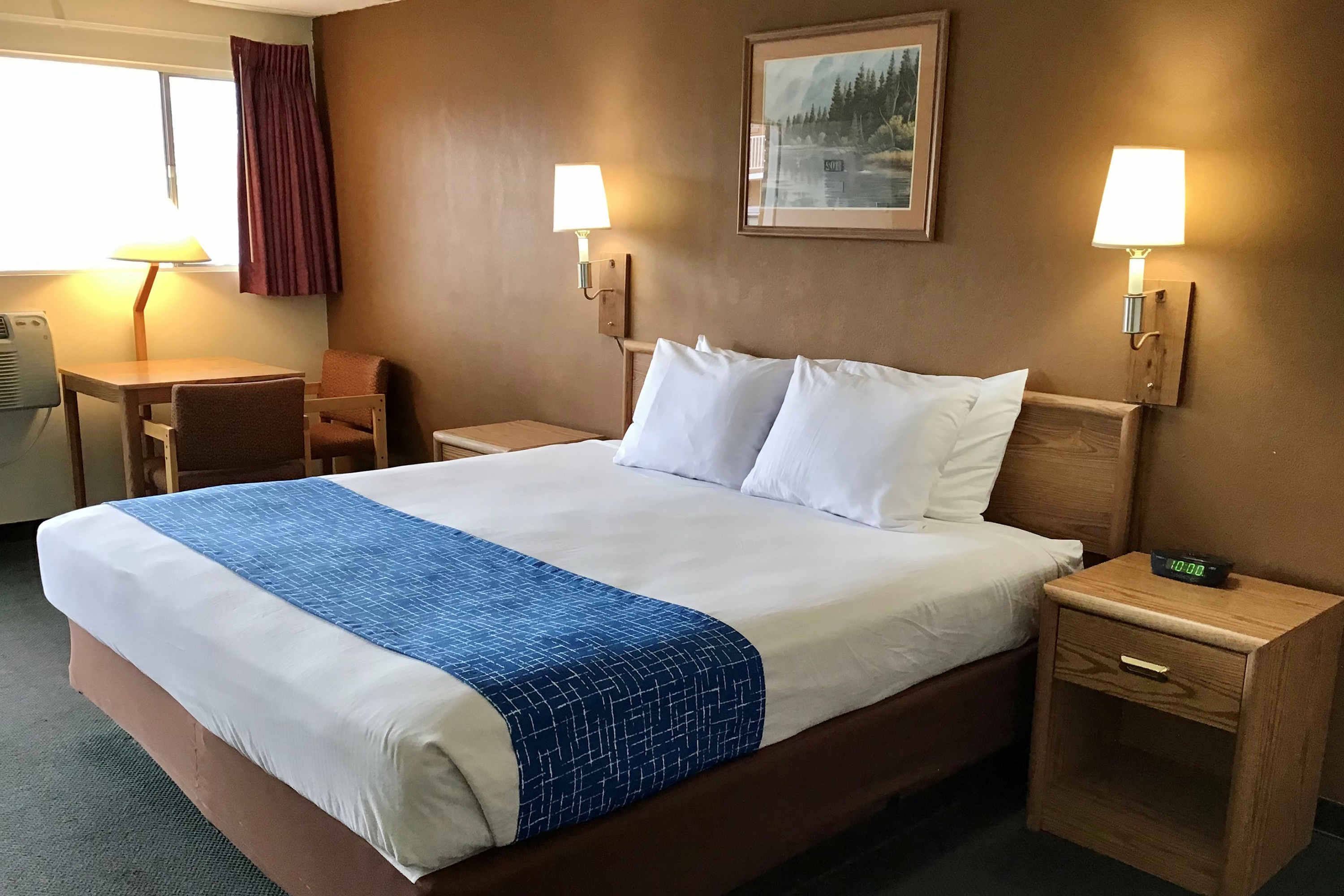 Guest room at the Travelodge by Wyndham Powell in Powell, Wyoming
