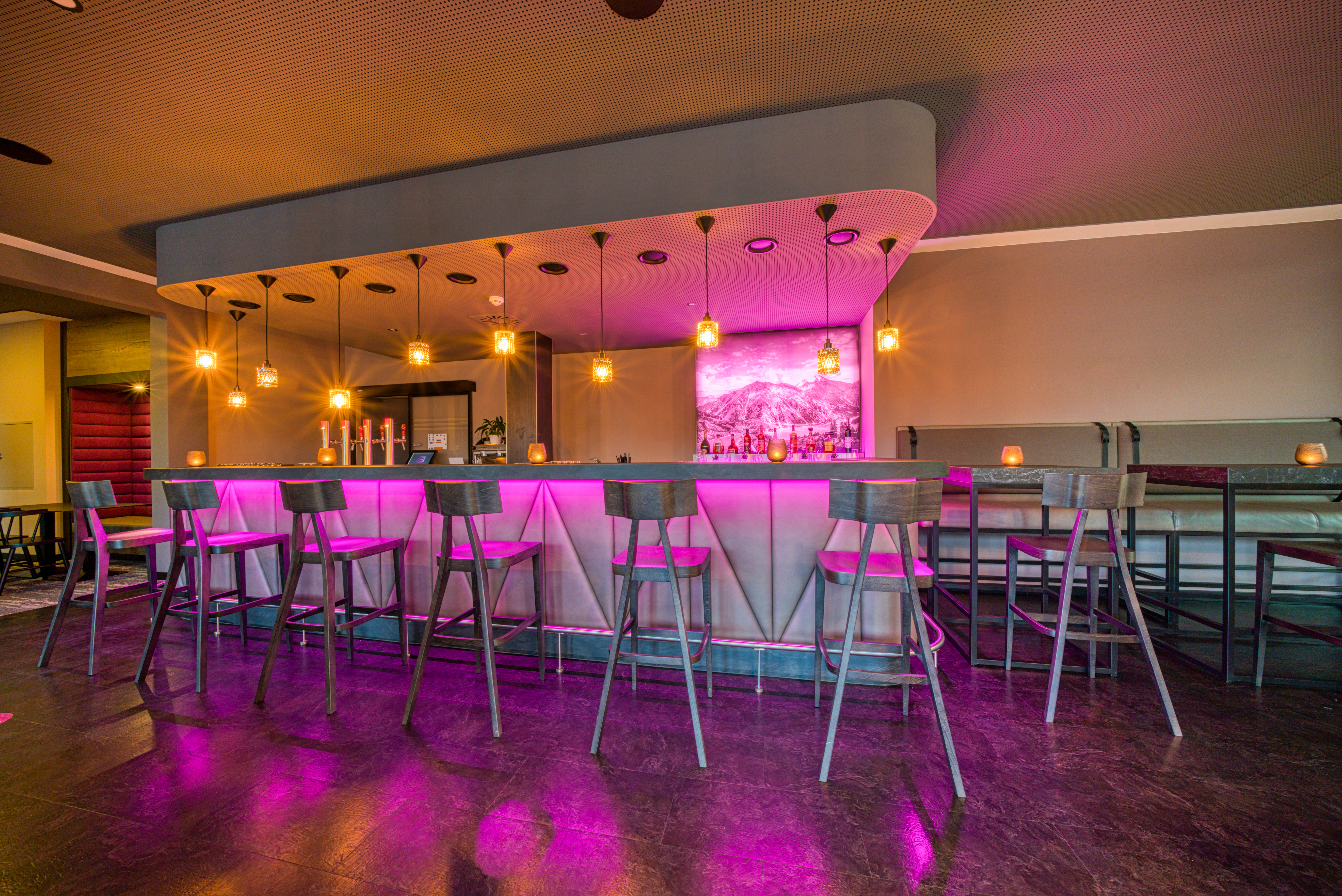 Bar at FourSide Hotel Salzburg, Trademark Collection by Wyndham in Salzburg, Other than US/Canada