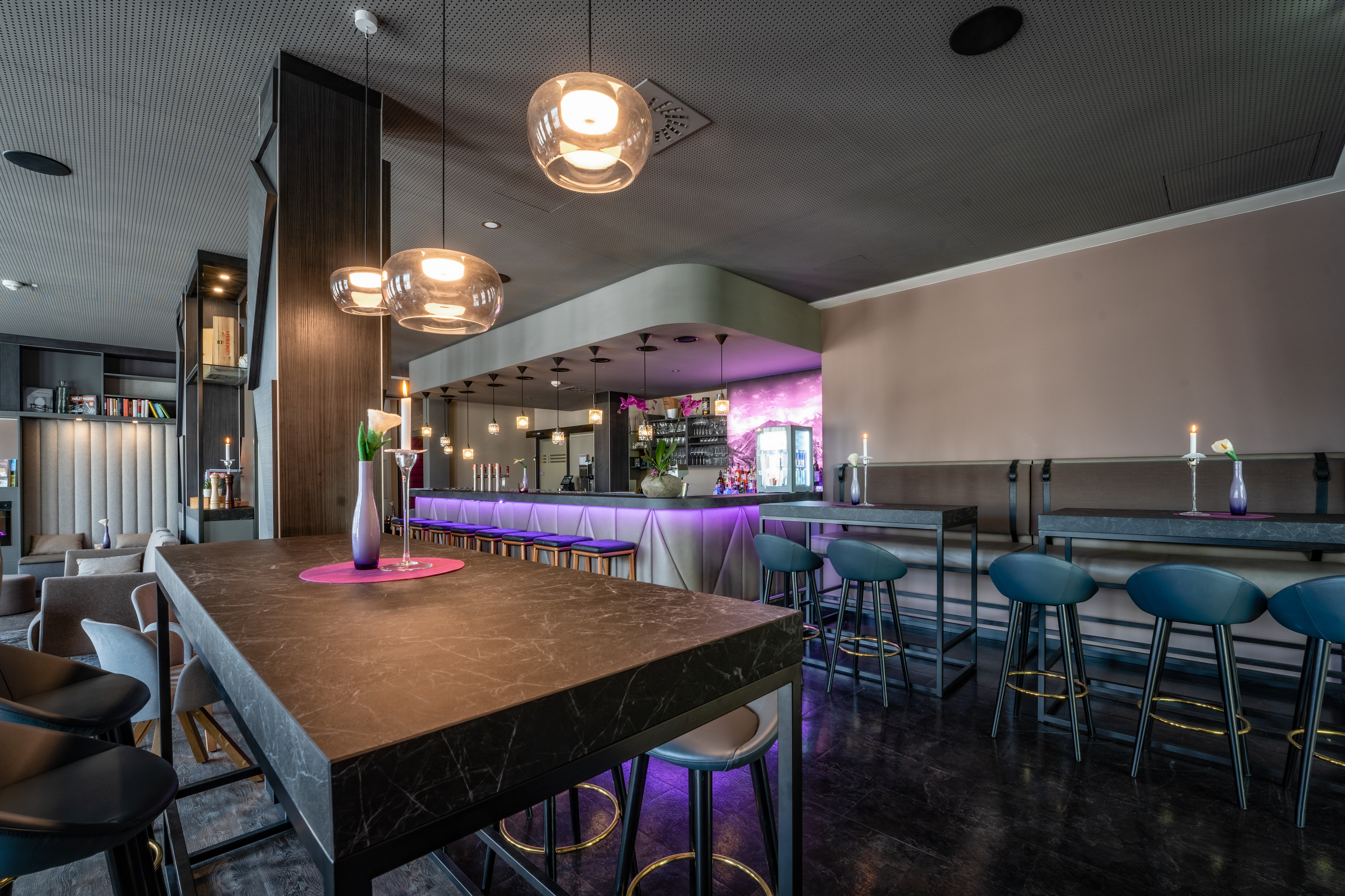 Bar at FourSide Hotel Salzburg, Trademark Collection by Wyndham in Salzburg, Other than US/Canada