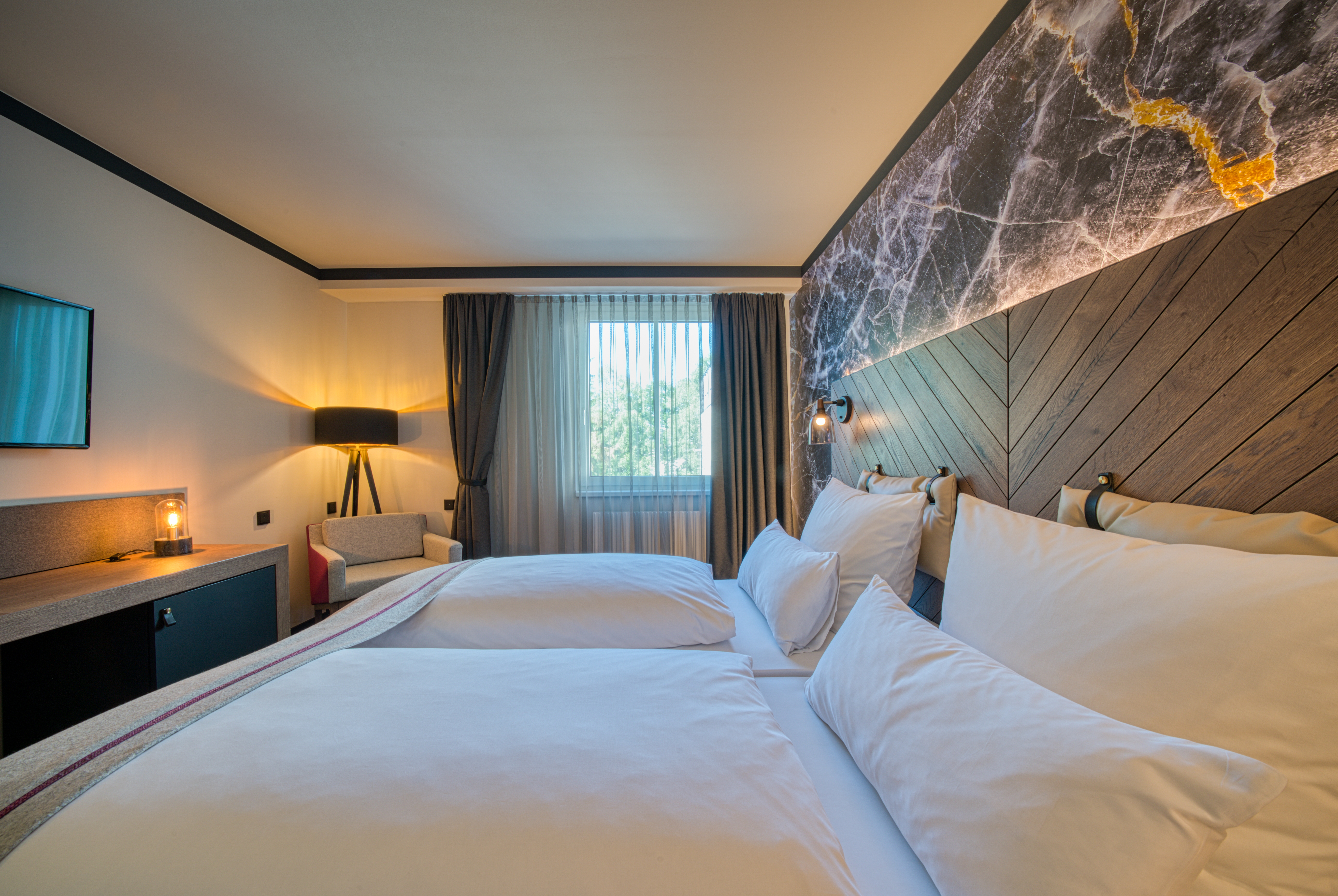 Guest room at the FourSide Hotel Salzburg, Trademark Collection by Wyndham in Salzburg, Other than US/Canada