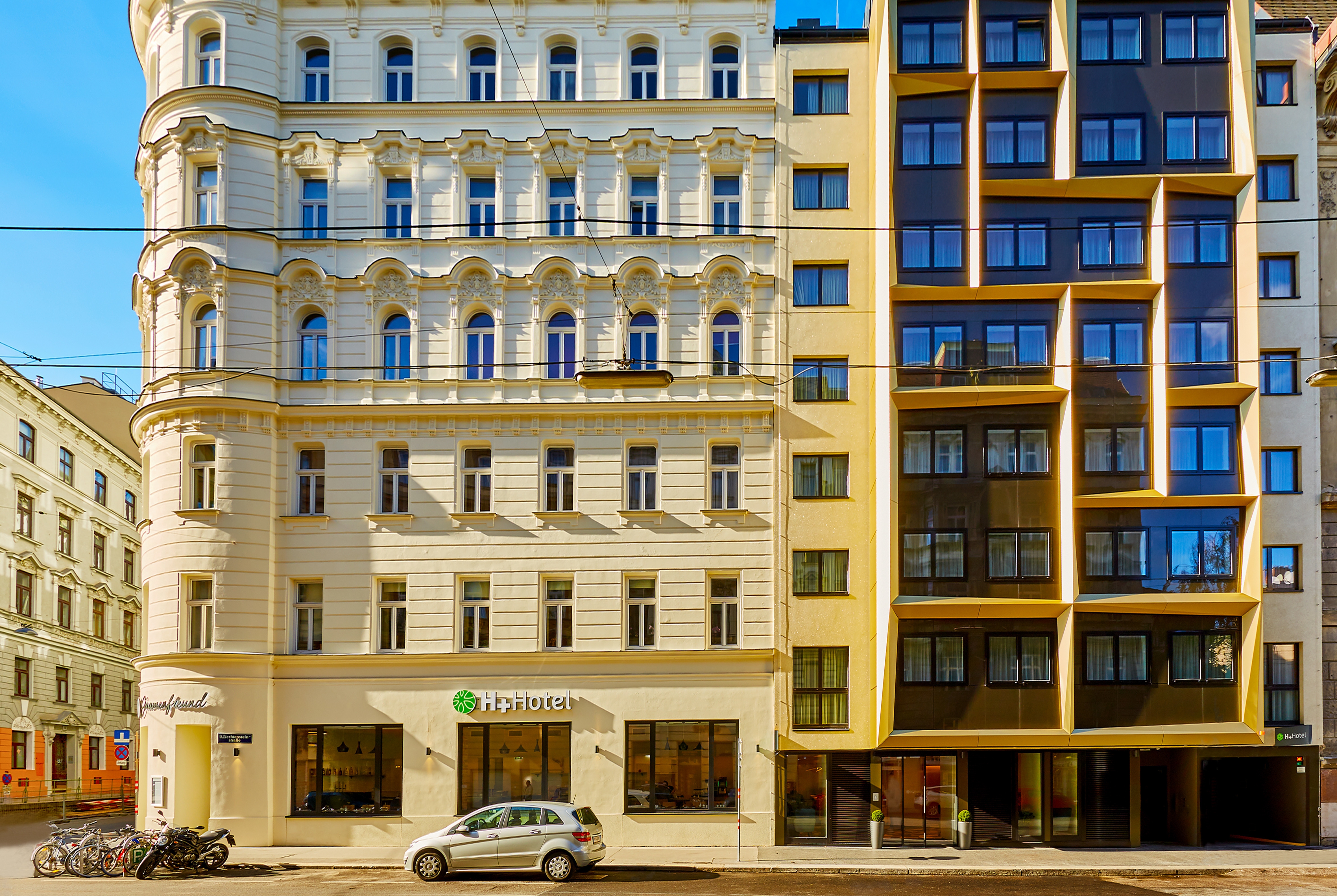 Exterior of H+ Hotel Wien hotel in Vienna, Other than US/Canada
