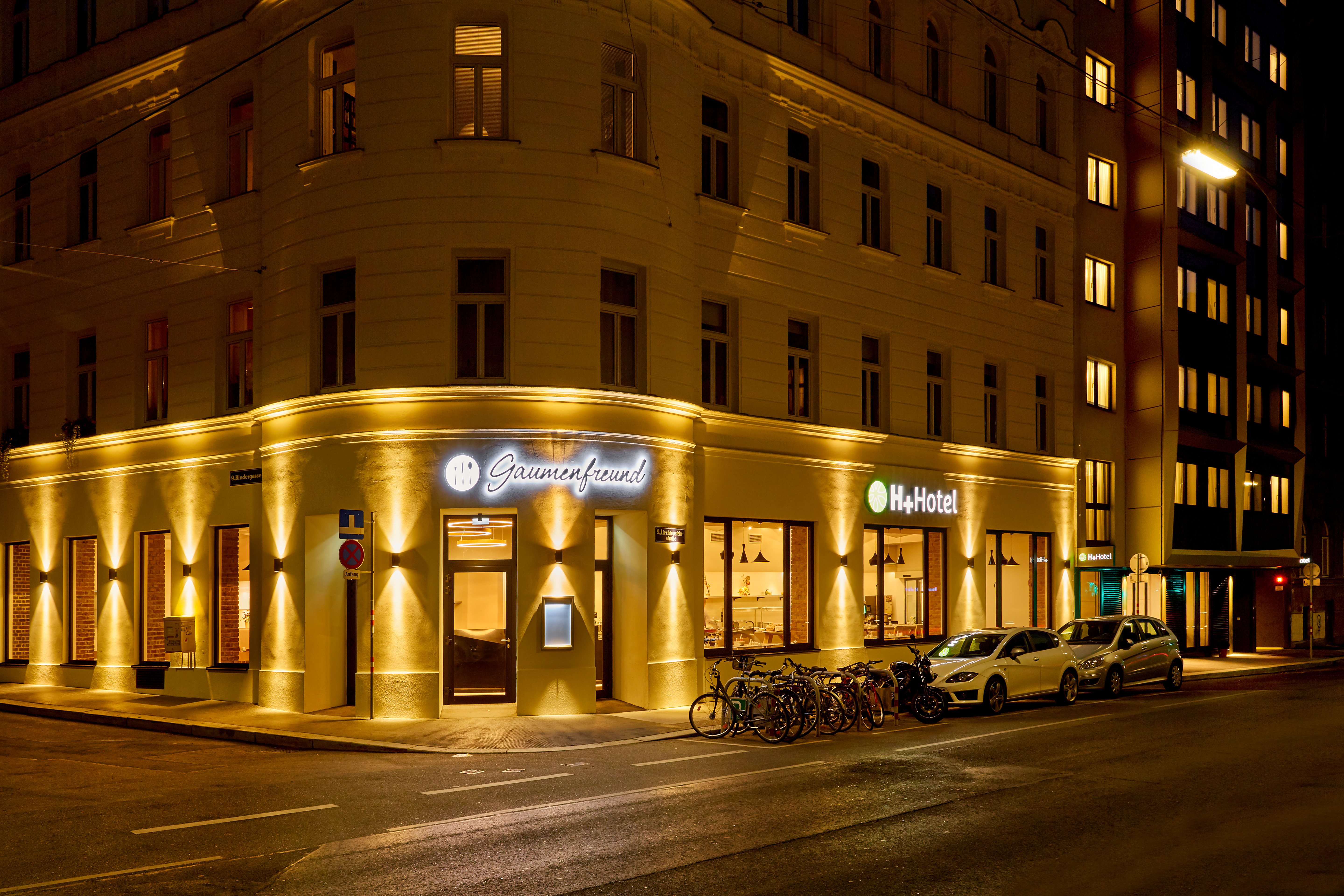 Exterior of H+ Hotel Wien hotel in Vienna, Other than US/Canada