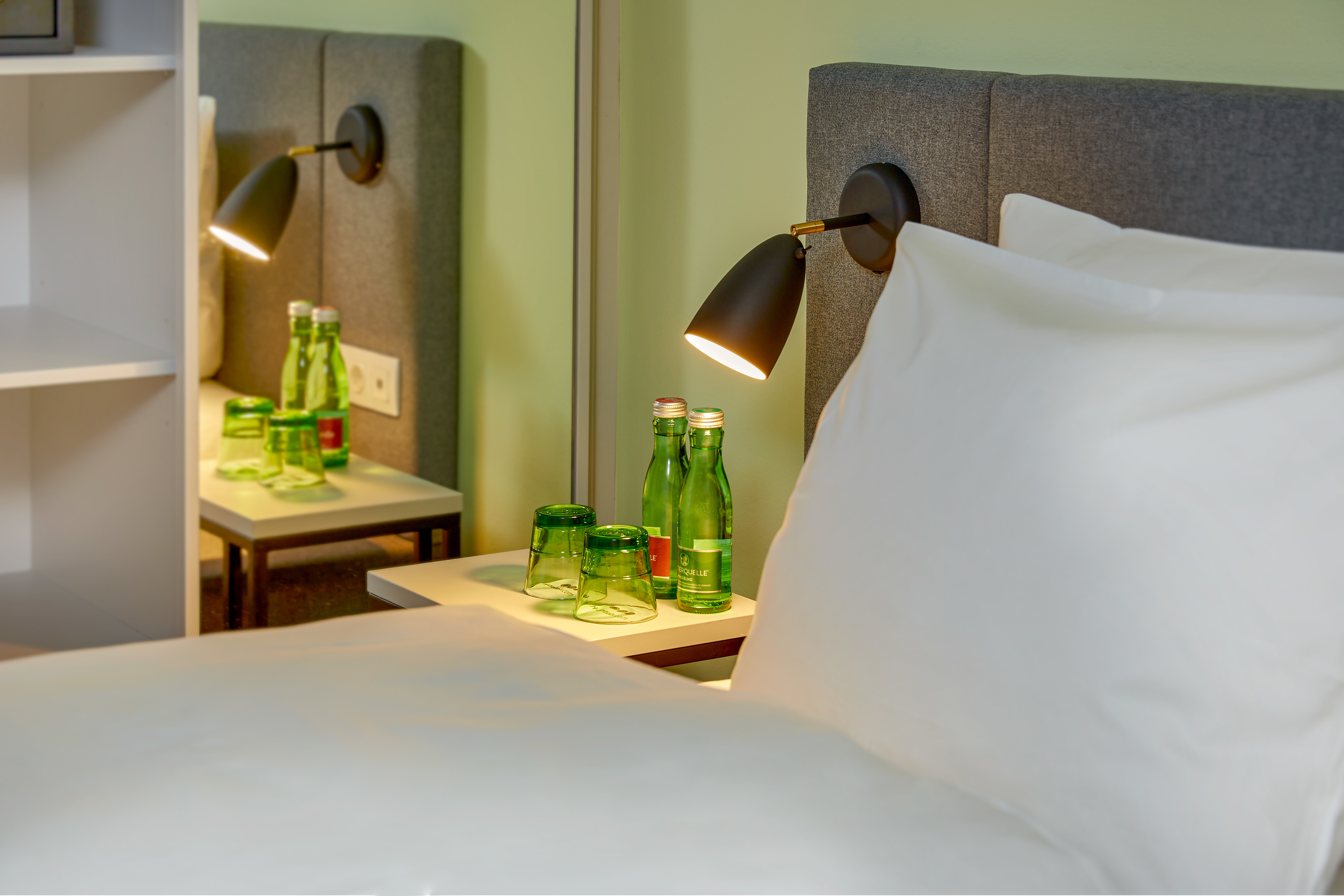 Guest room at the H+ Hotel Wien in Vienna, Other than US/Canada