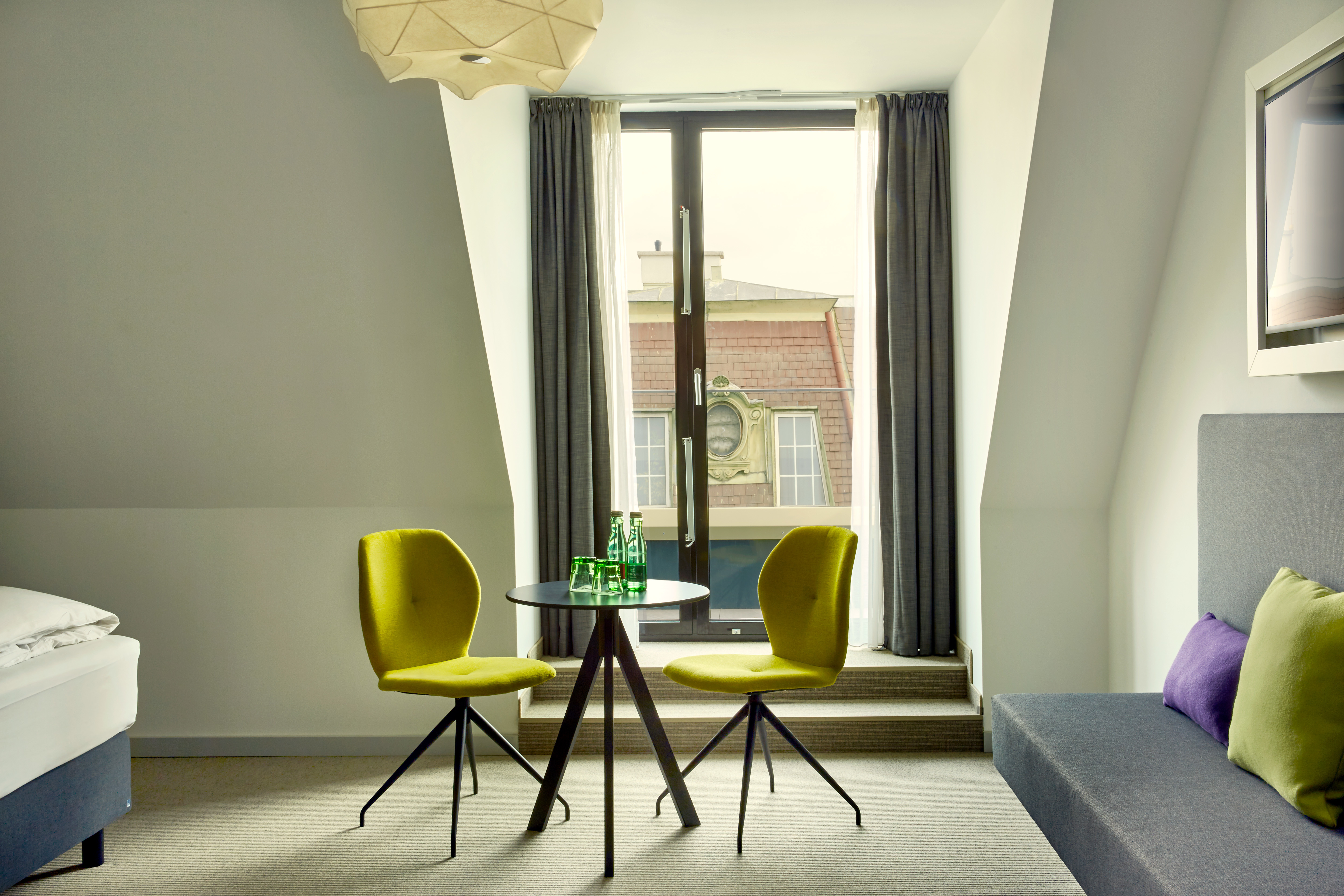 Guest room at the H+ Hotel Wien in Vienna, Other than US/Canada