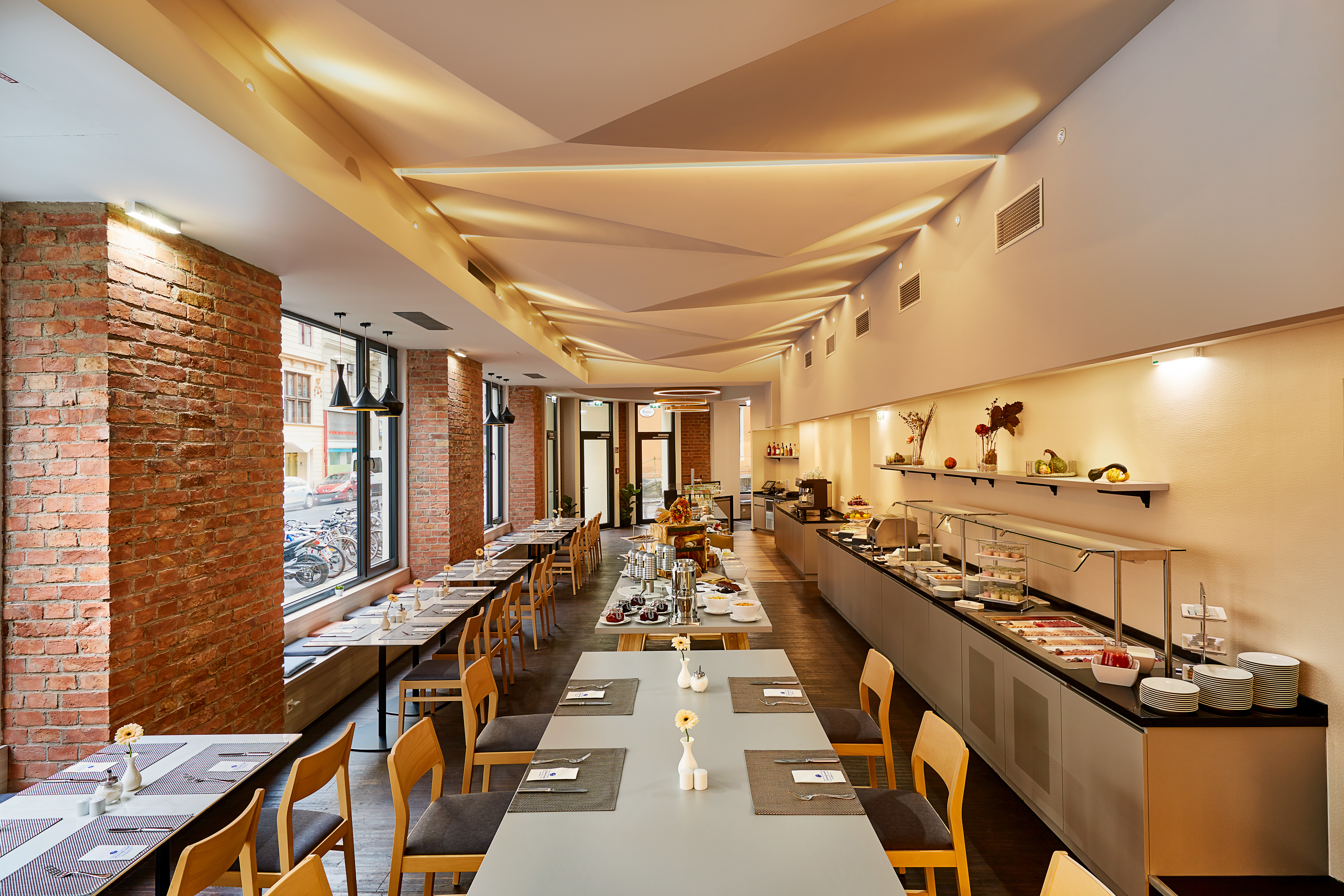 H+ Hotel Wien restaurant buffet in Vienna, Other than US/Canada