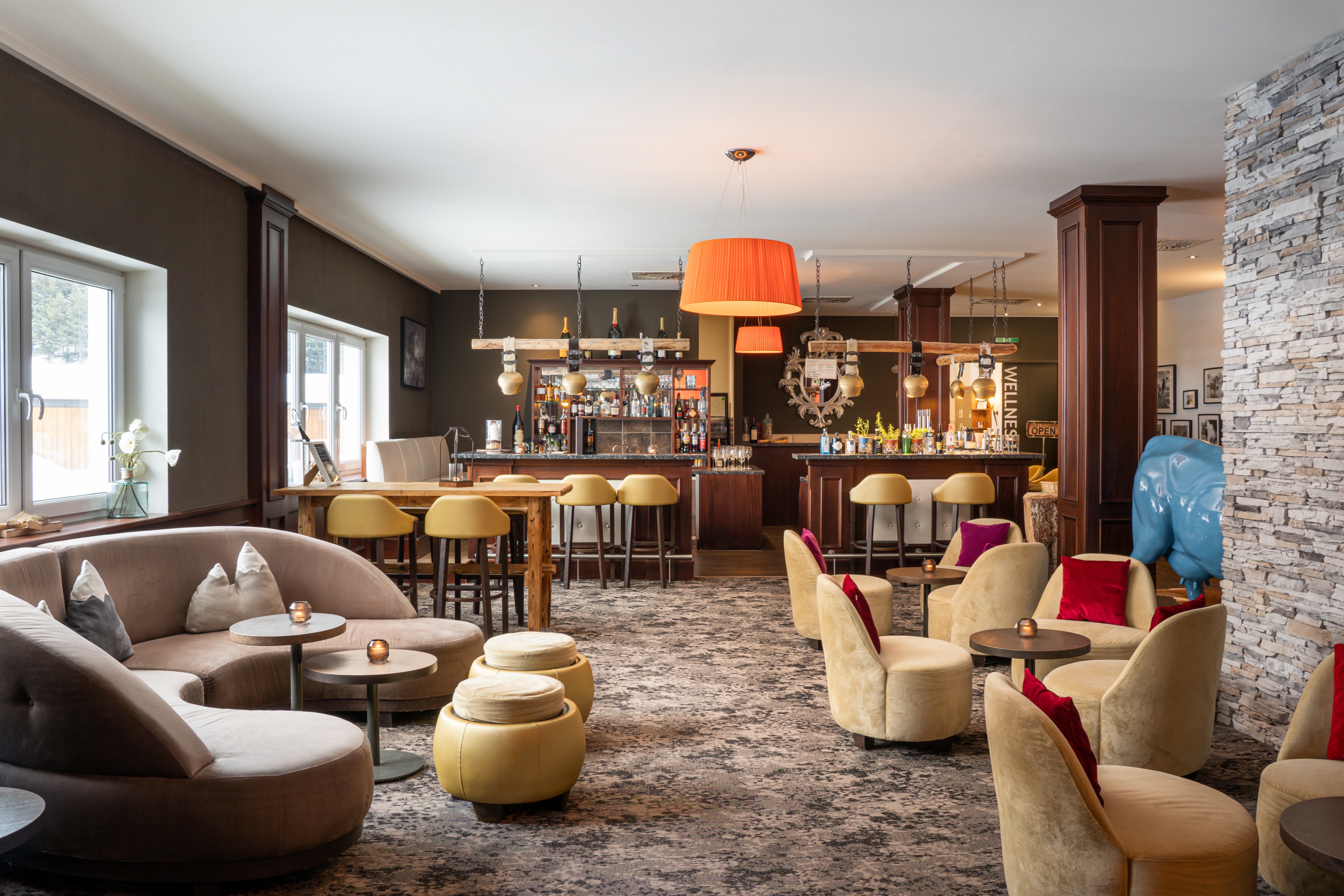 Bar at KUHOTEL Steinplatte, Trademark Collection by Wyndham in Waidring, Other than US/Canada