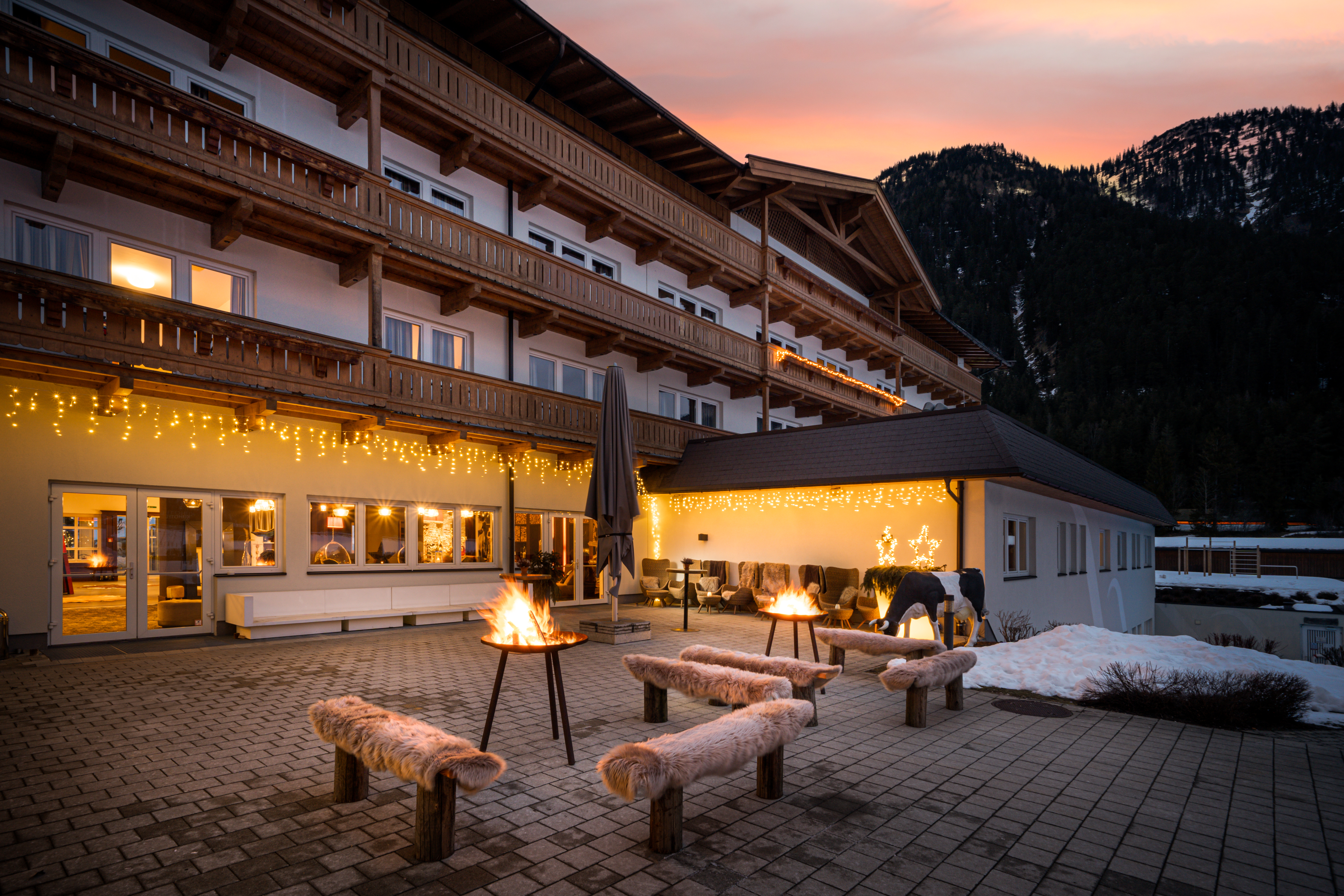 Exterior of KUHOTEL Steinplatte, Trademark Collection by Wyndham hotel in Waidring, Other than US/Canada