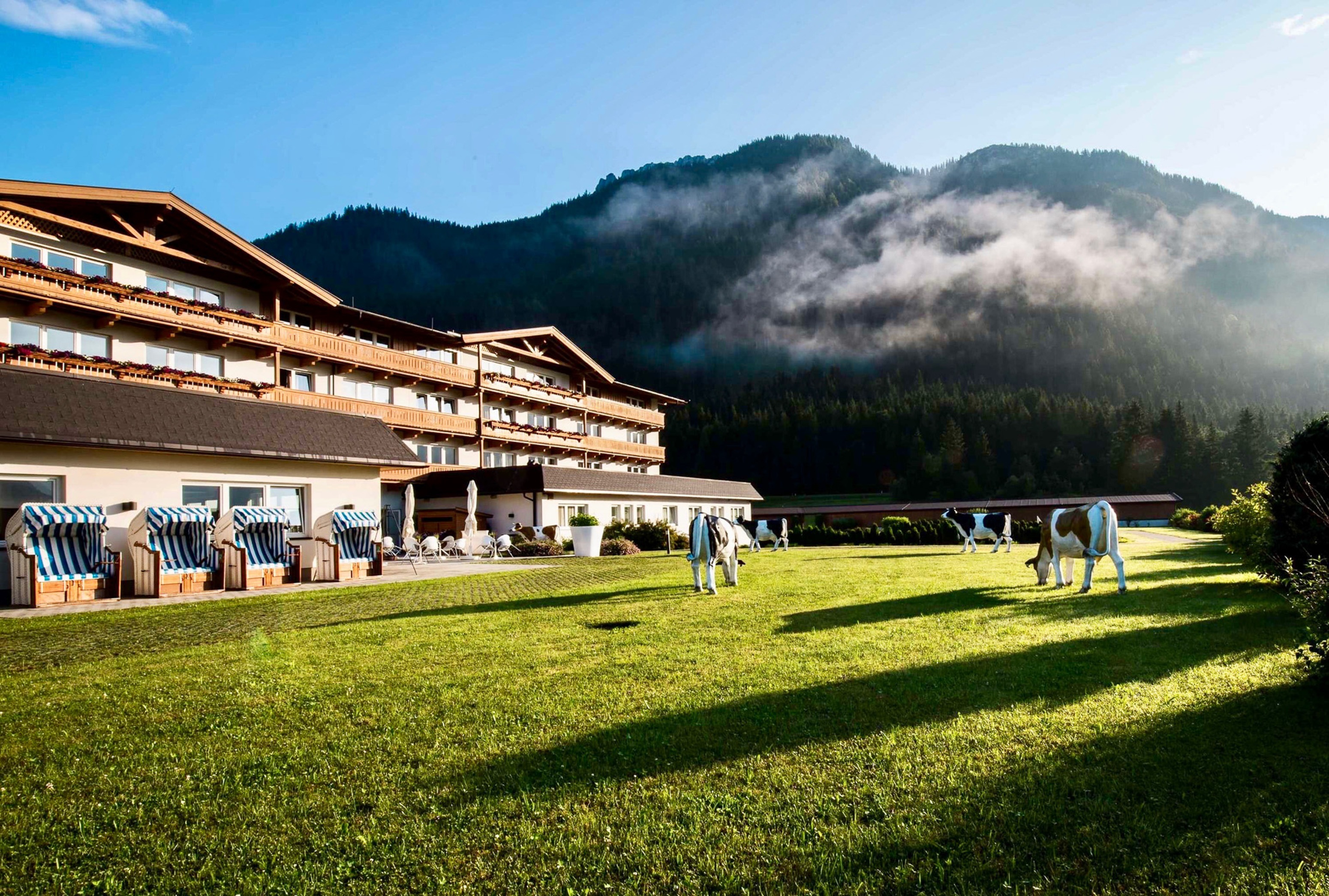 Exterior of KUHOTEL Steinplatte, Trademark Collection by Wyndham hotel in Waidring, Other than US/Canada