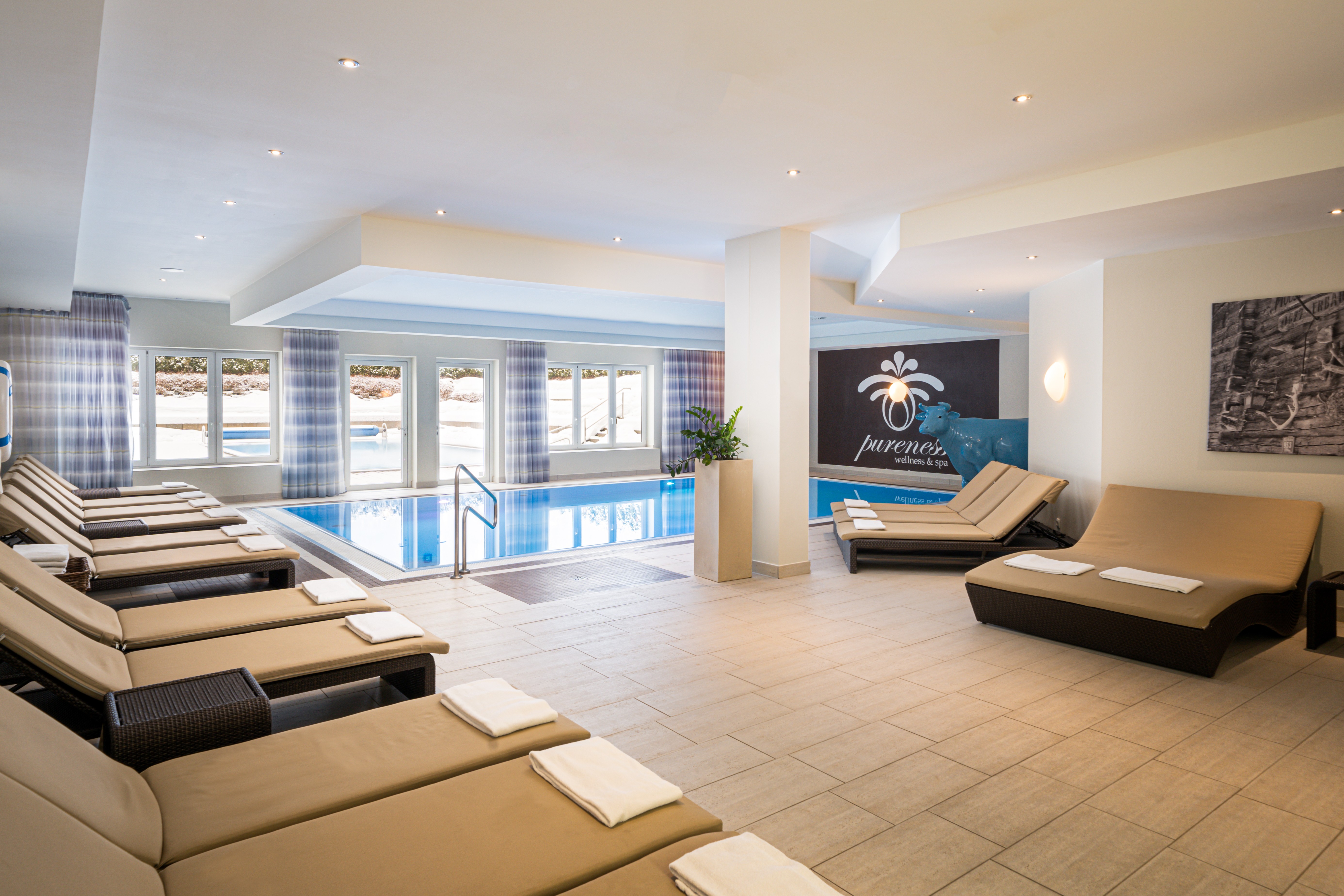 Indoor pool at the KUHOTEL Steinplatte, Trademark Collection by Wyndham in Waidring, Other than US/Canada