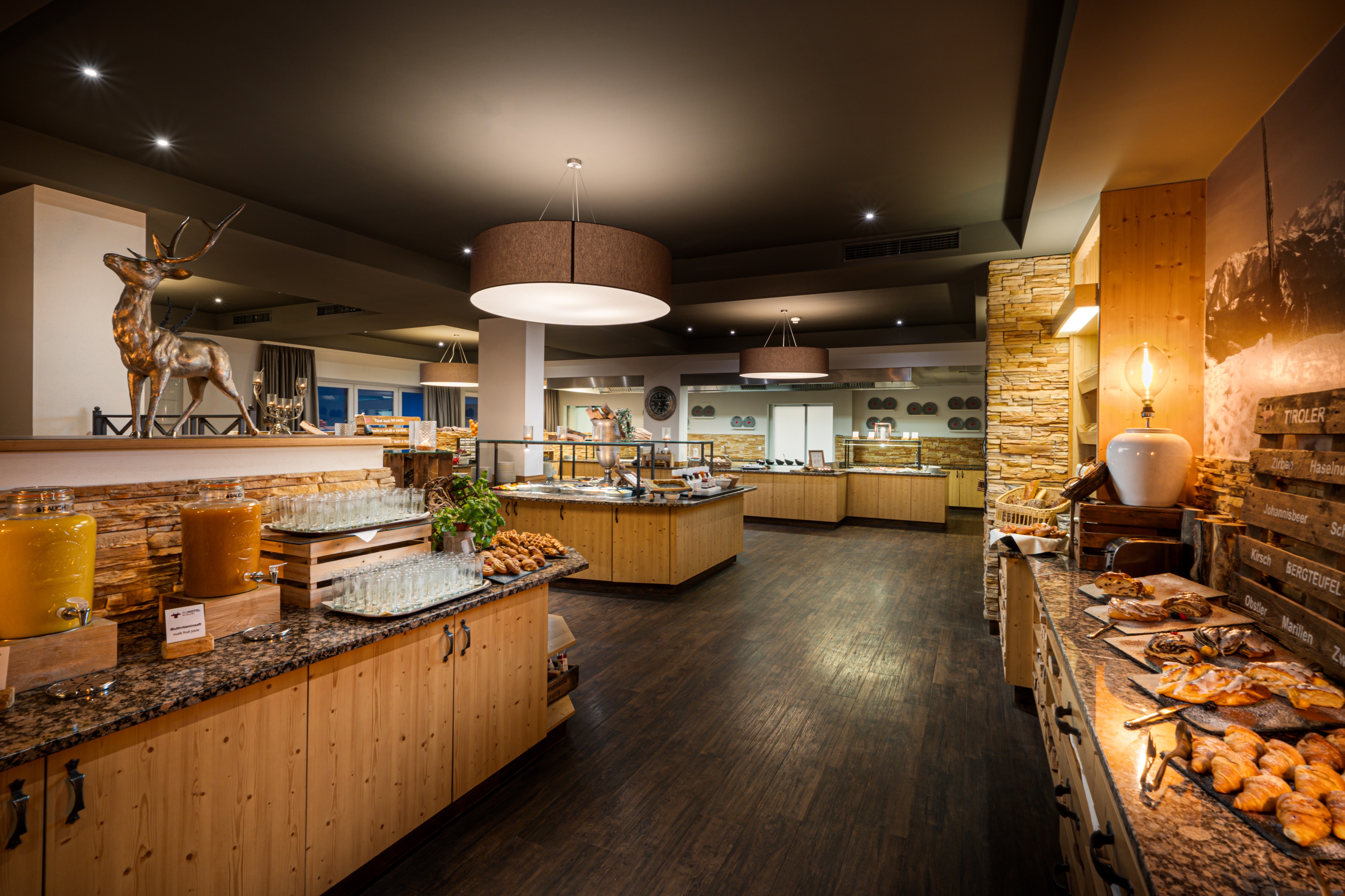 KUHOTEL Steinplatte, Trademark Collection by Wyndham restaurant breakfast area close up in Waidring, Other than US/Canada