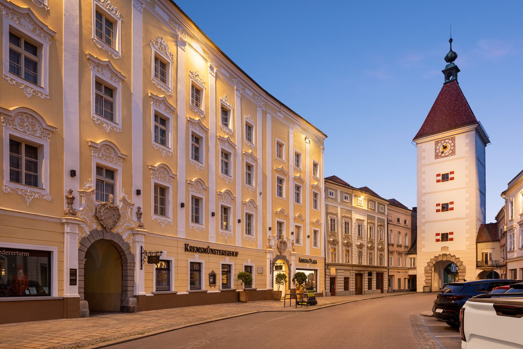 Exterior of Amedia Plaza Wels, Trademark Collection by Wyndham hotel in Wels, Other than US/Canada