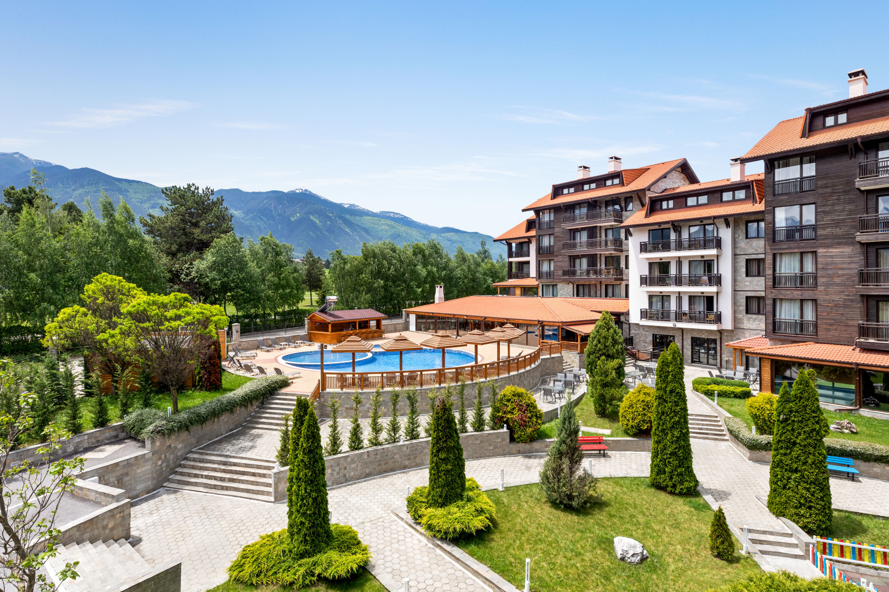 Exterior of The Balkan Jewel Resort, Trademark Collection by Wyndham hotel in Razlog, Other than US/Canada