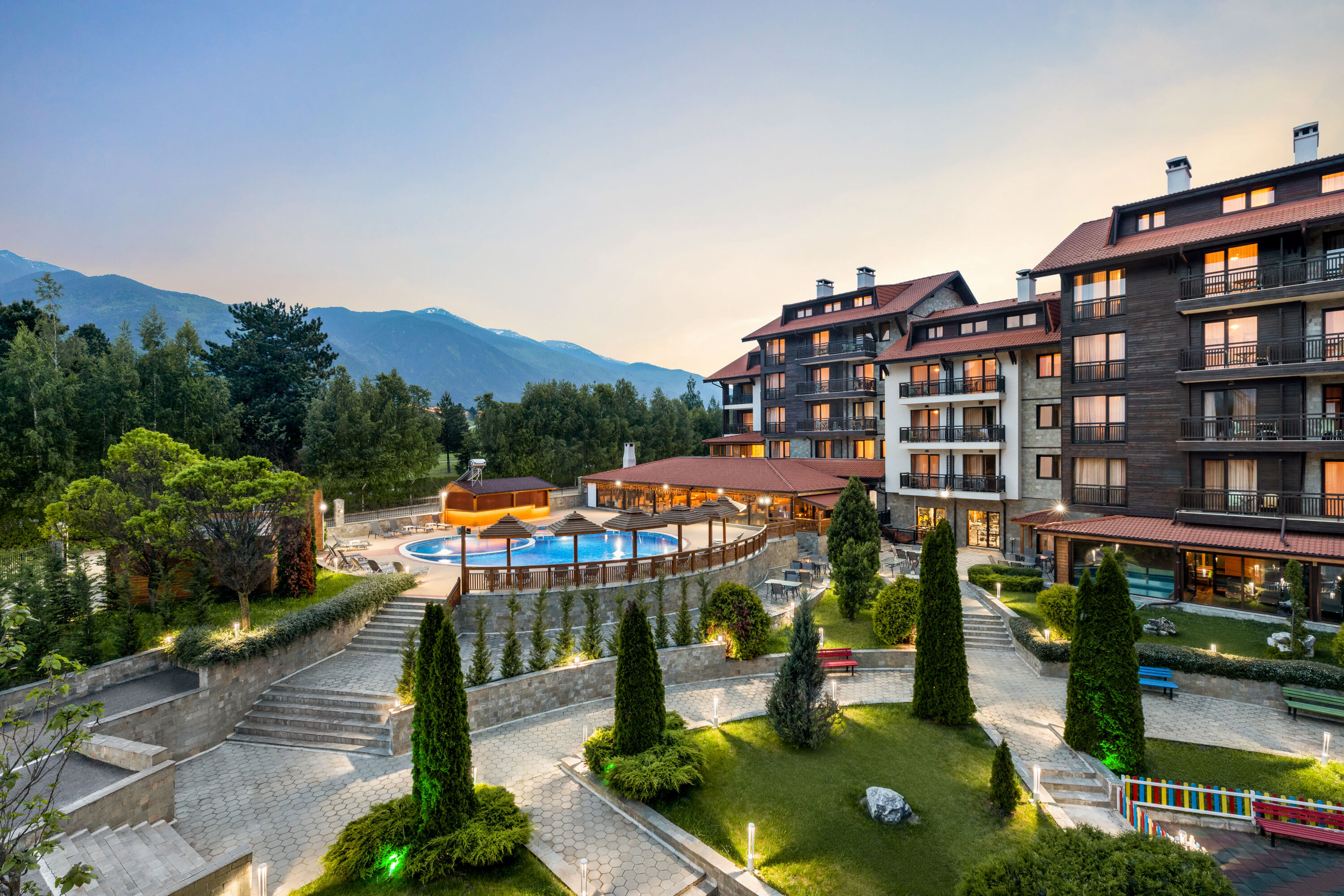 Exterior of The Balkan Jewel Resort, Trademark Collection by Wyndham hotel in Razlog, Other than US/Canada