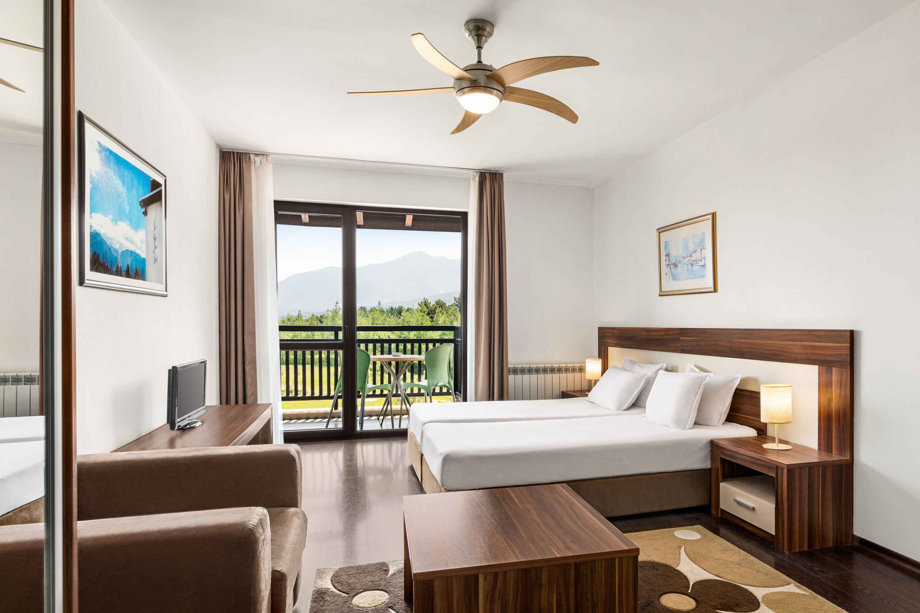 Guest room at the The Balkan Jewel Resort, Trademark Collection by Wyndham in Razlog, Other than US/Canada