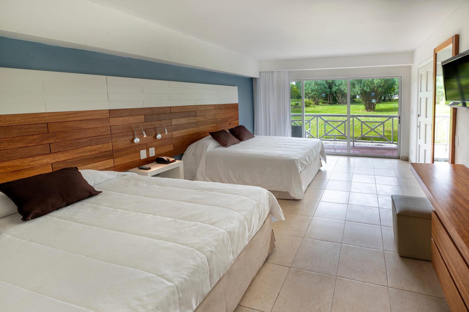 Guest room at the Viva Fortuna Beach by Wyndham, A Trademark All Inclusive in Freeport, Other than US/Canada