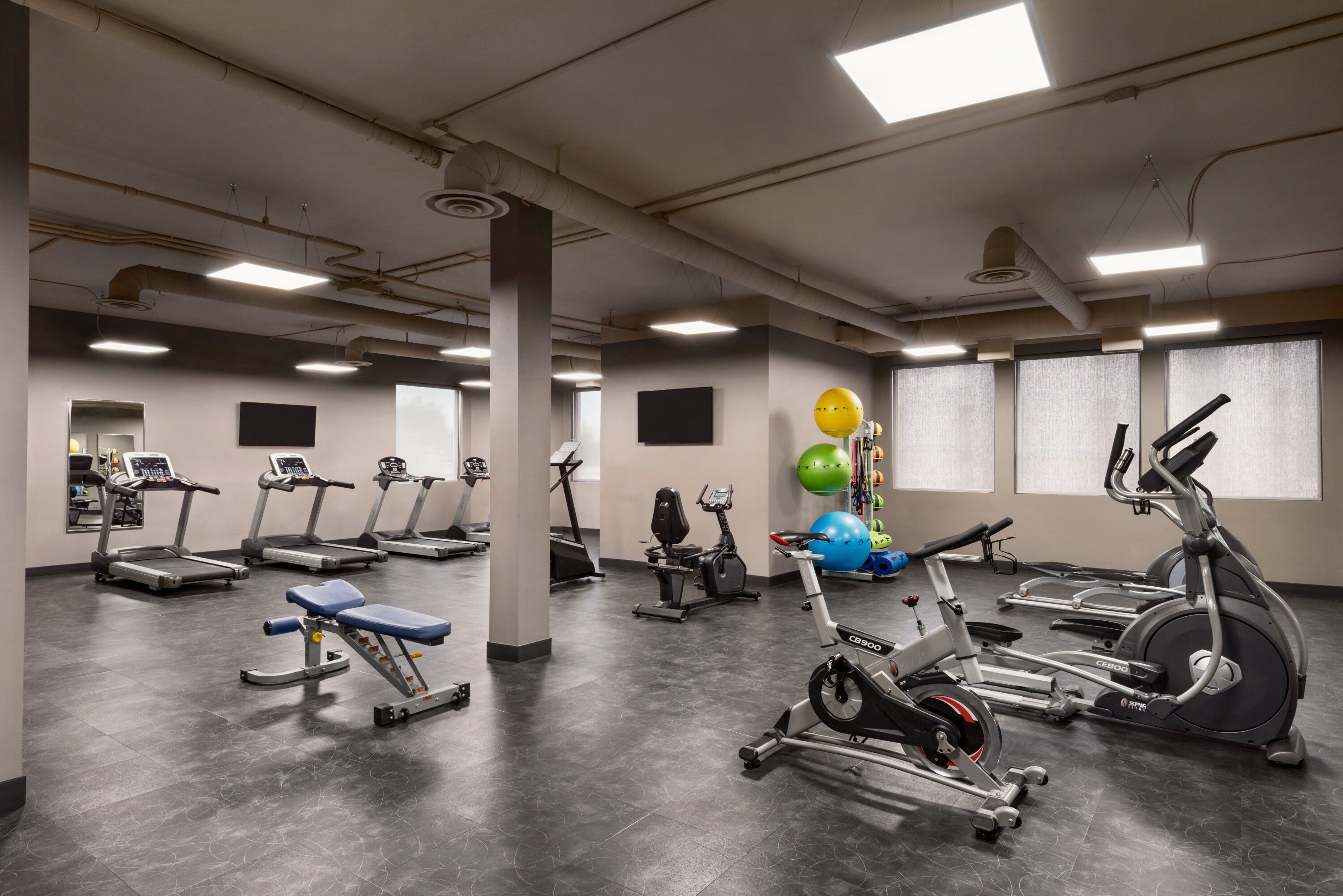 Fitness room at Royal Hotel West Edmonton, Trademark Collection by Wyndham in Edmonton, Alberta