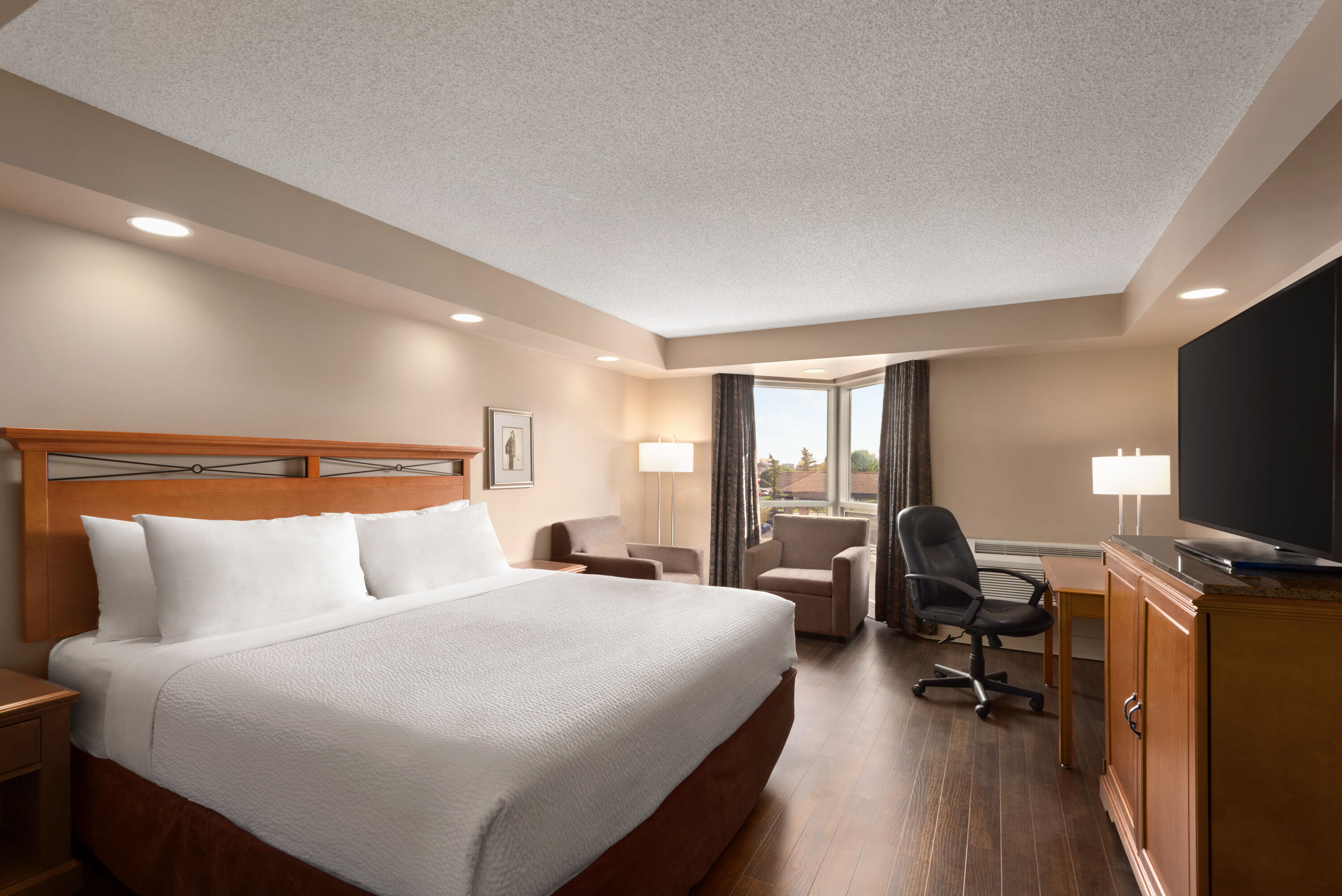 Guest room at the Royal Hotel West Edmonton, Trademark Collection by Wyndham in Edmonton, Alberta