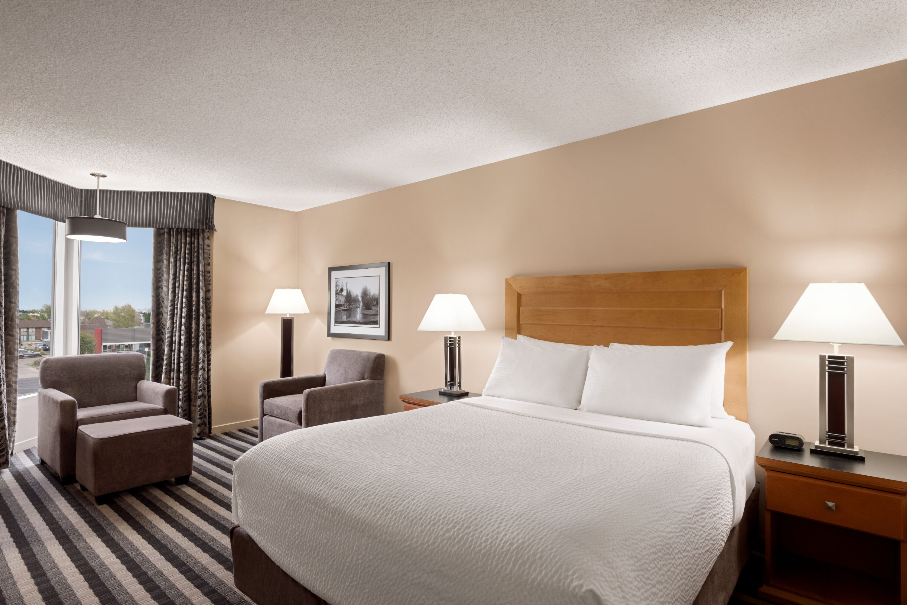 Guest room at the Royal Hotel West Edmonton, Trademark Collection by Wyndham in Edmonton, Alberta