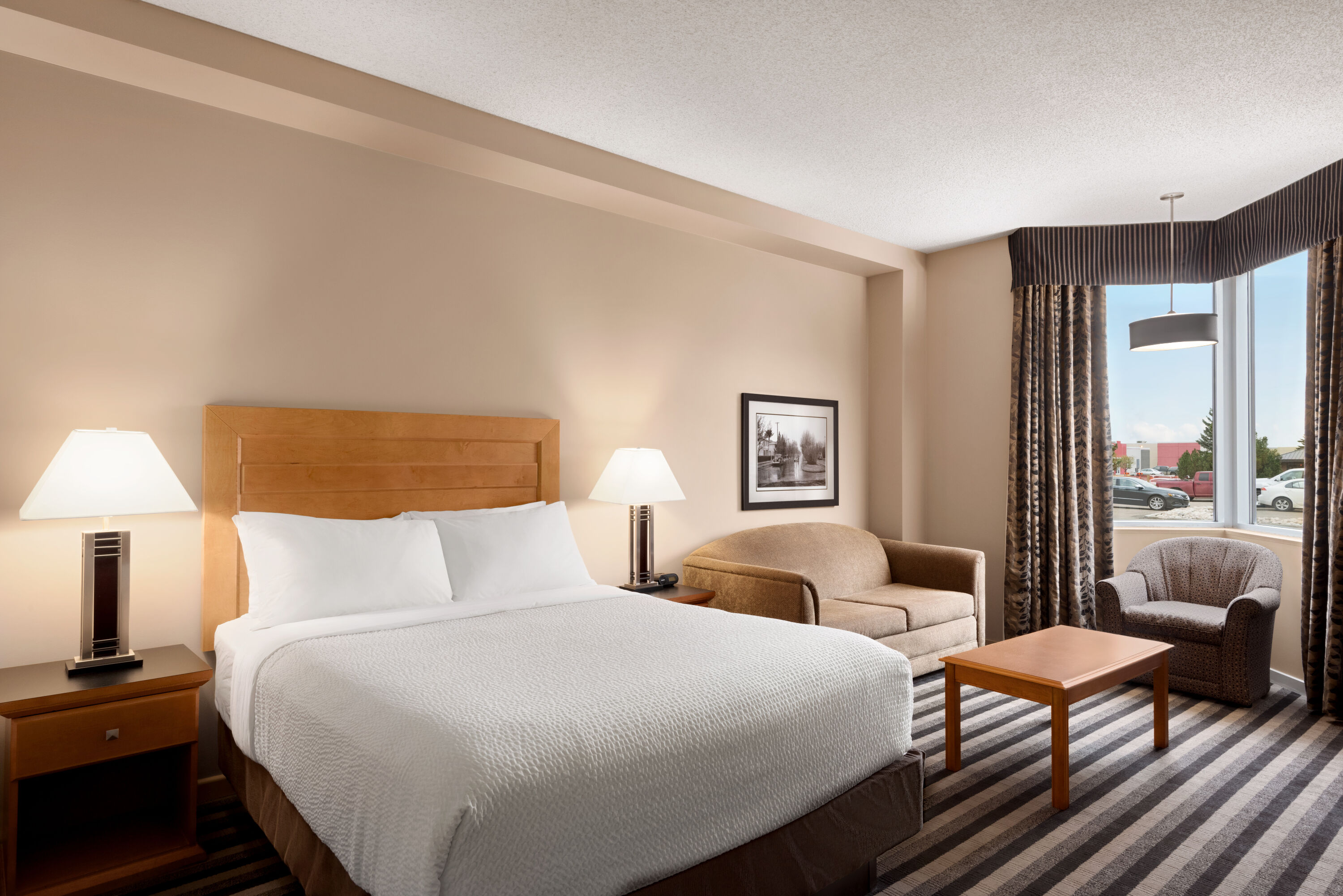 Guest room at the Royal Hotel West Edmonton, Trademark Collection by Wyndham in Edmonton, Alberta