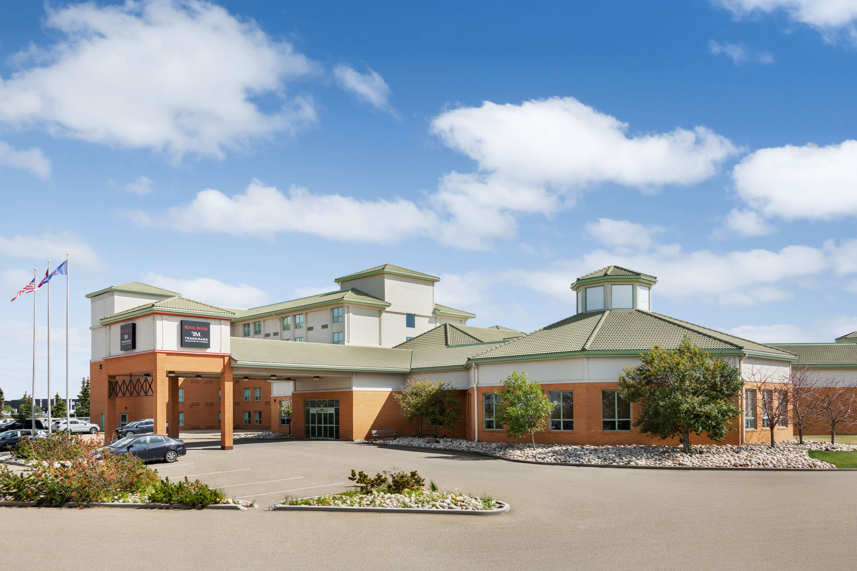 Exterior of Royal Hotel Edmonton Airport Trademark Collection by Wyndham hotel in Leduc, Alberta
