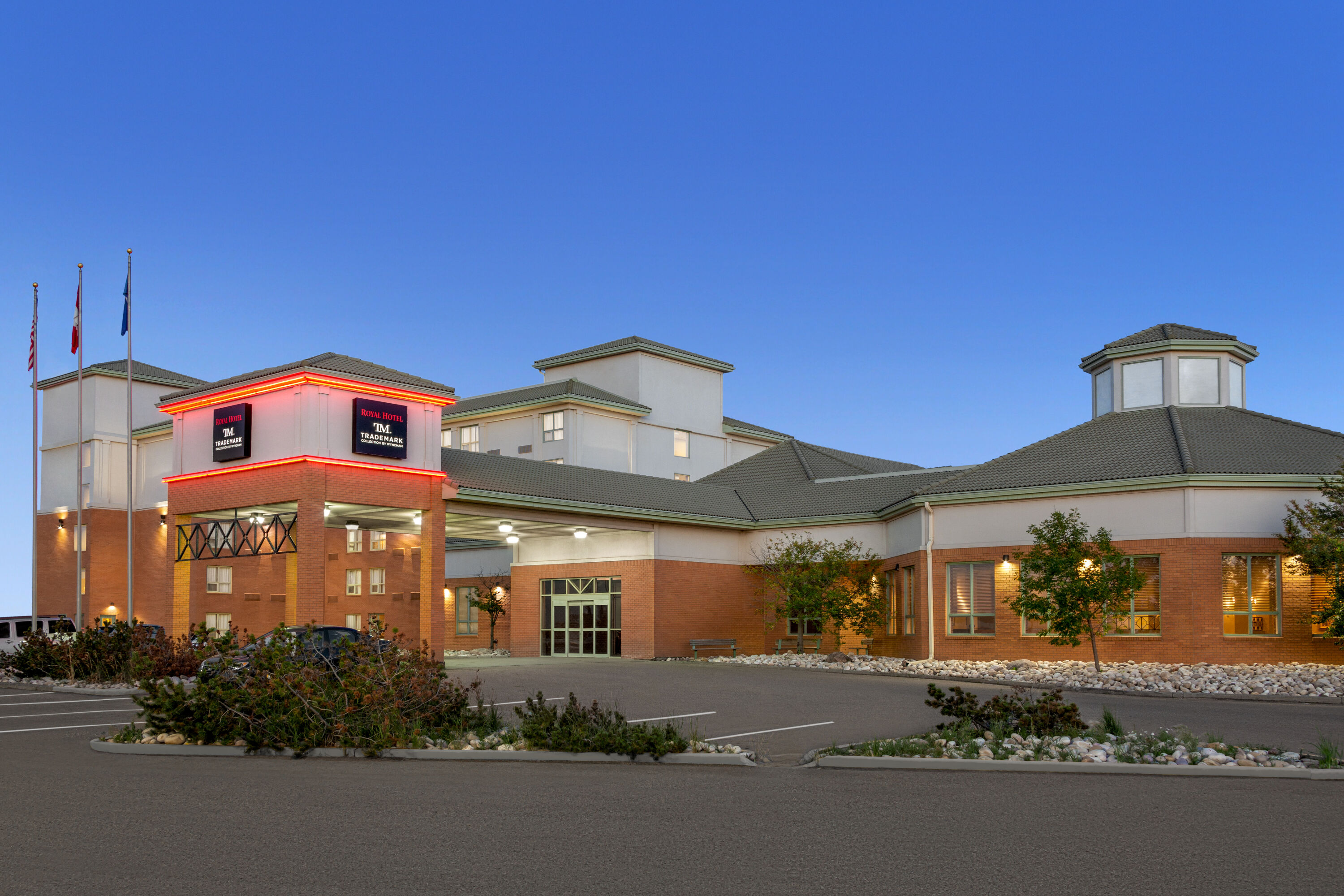 Exterior of Royal Hotel Edmonton Airport Trademark Collection by Wyndham hotel in Leduc, Alberta
