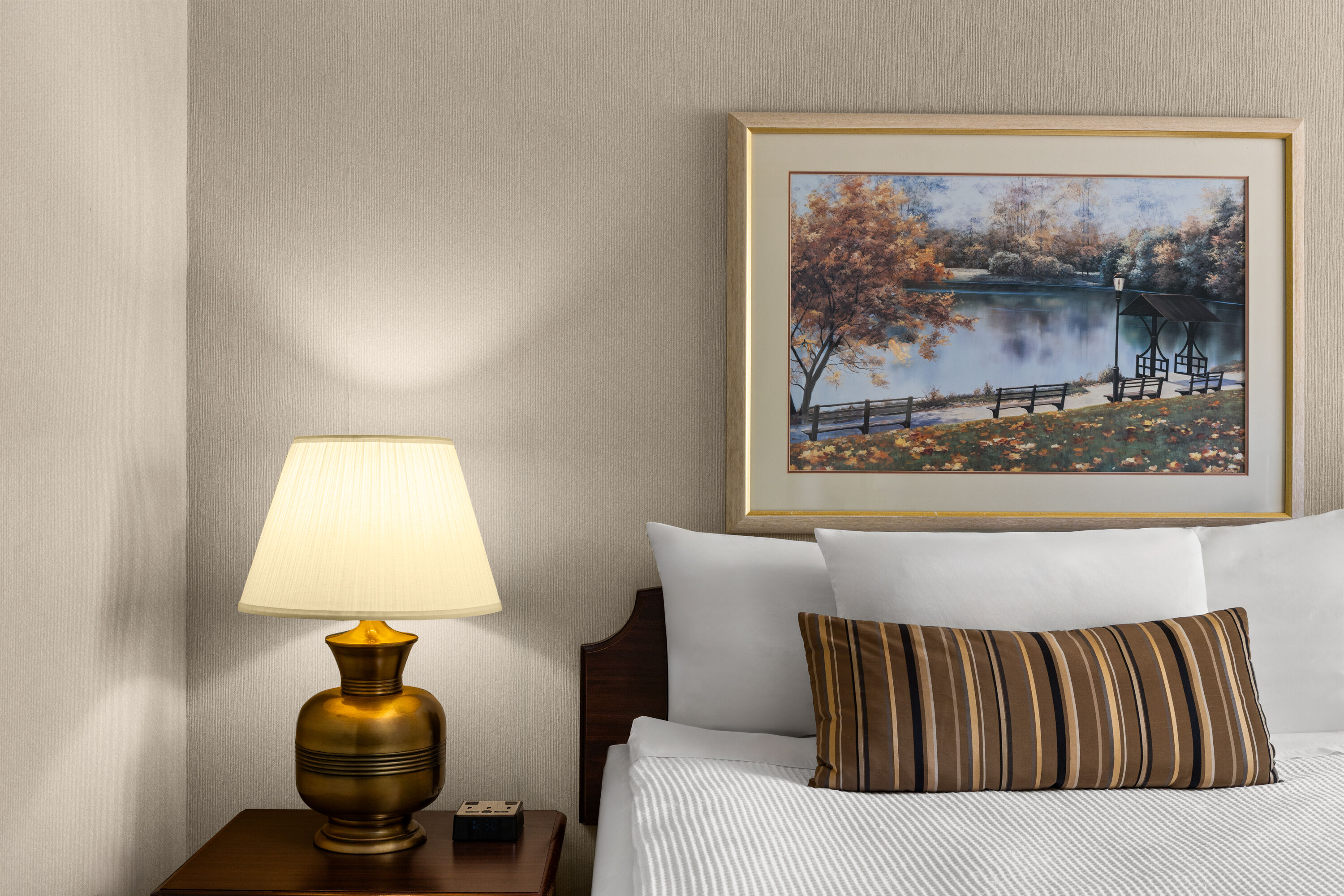 Guest room at the Royal Scot Hotel & Suites, Trademark Collection by Wyndham in Victoria, British Columbia