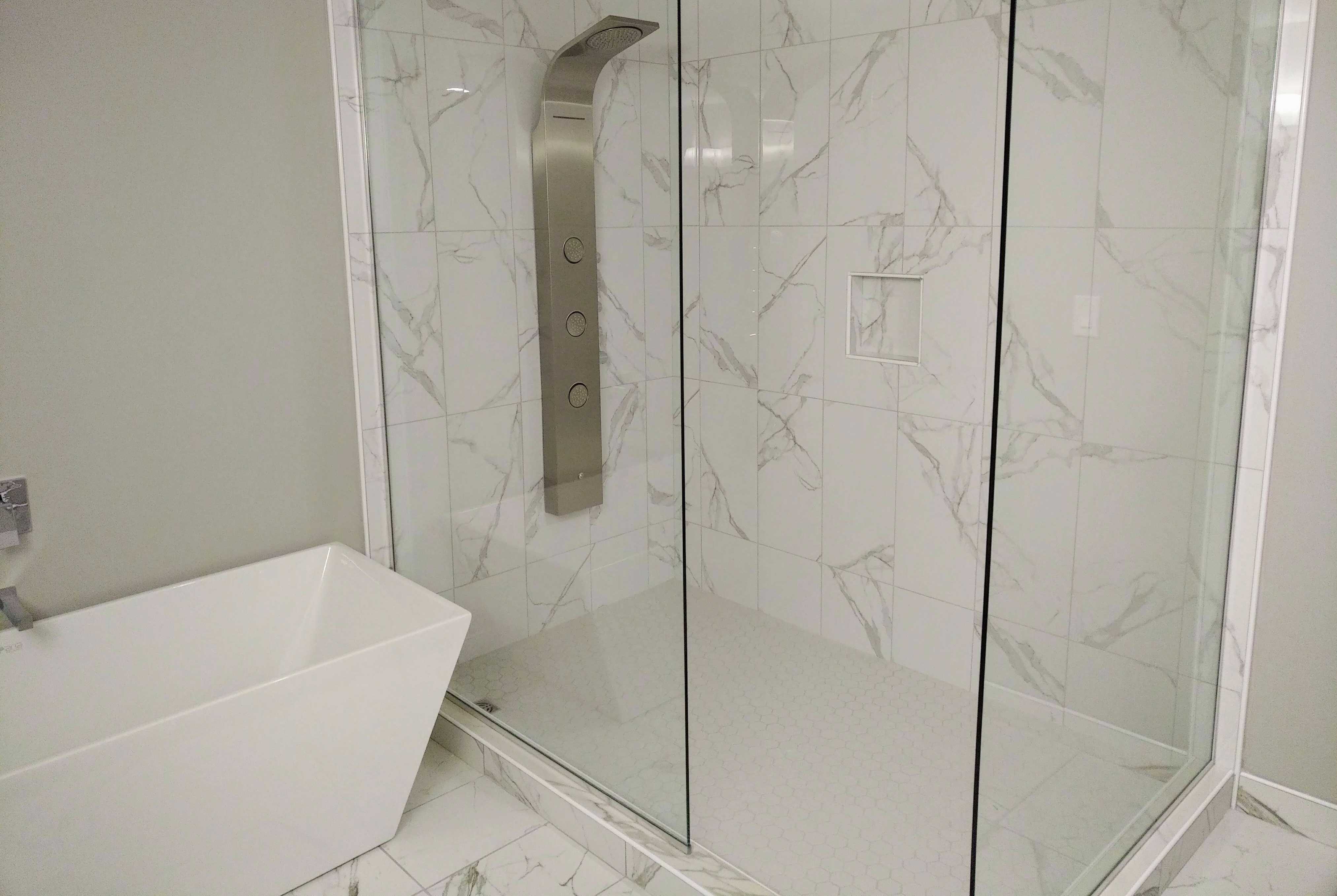 Guest room bath at the Chateau Bedford, Trademark Collection by Wyndham in Halifax, Nova Scotia