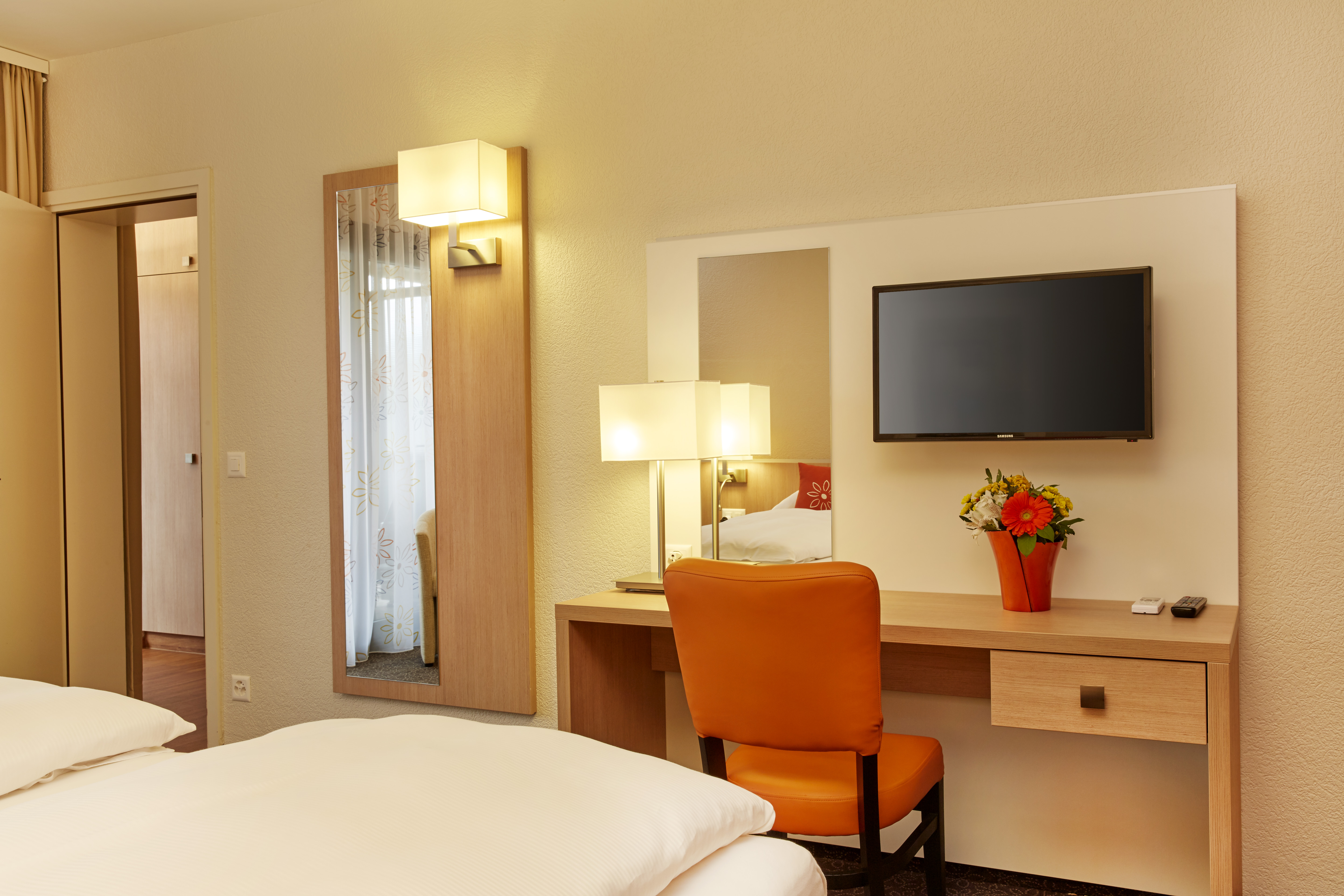 Guest room at the H4 Hotel Arcadia Locarno in Locarno, Other than US/Canada