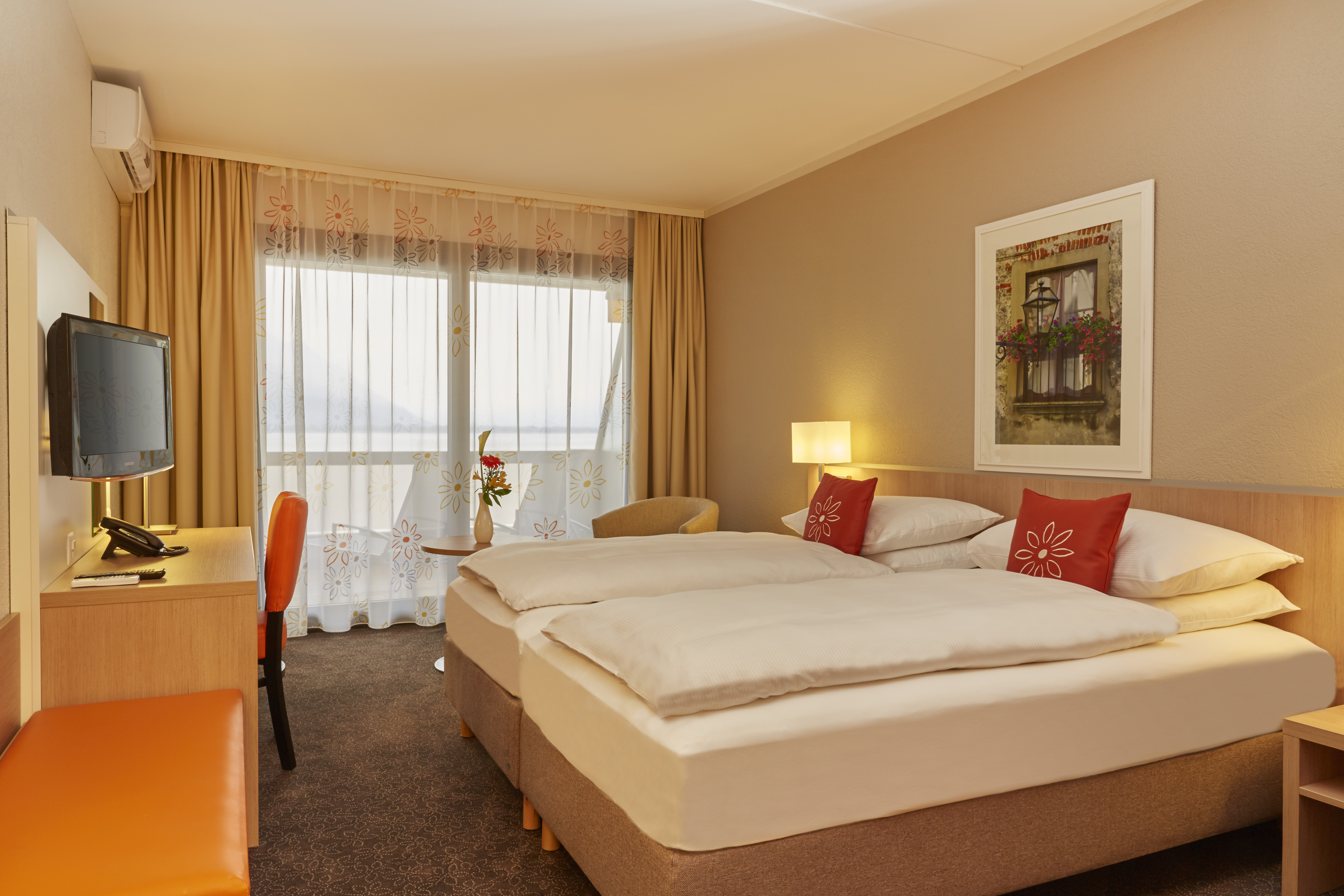 Guest room at the H4 Hotel Arcadia Locarno in Locarno, Other than US/Canada