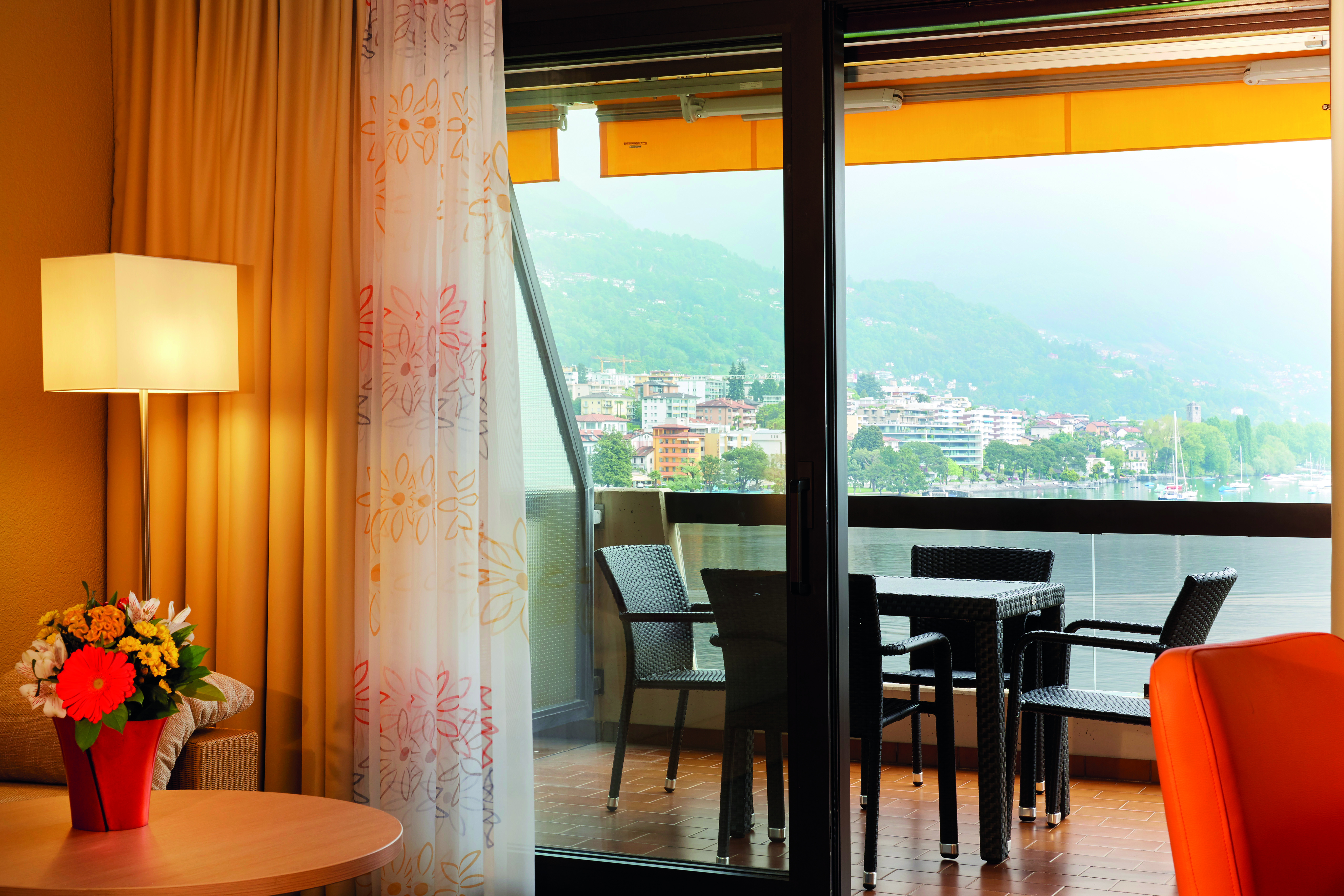 Guest room at the H4 Hotel Arcadia Locarno in Locarno, Other than US/Canada