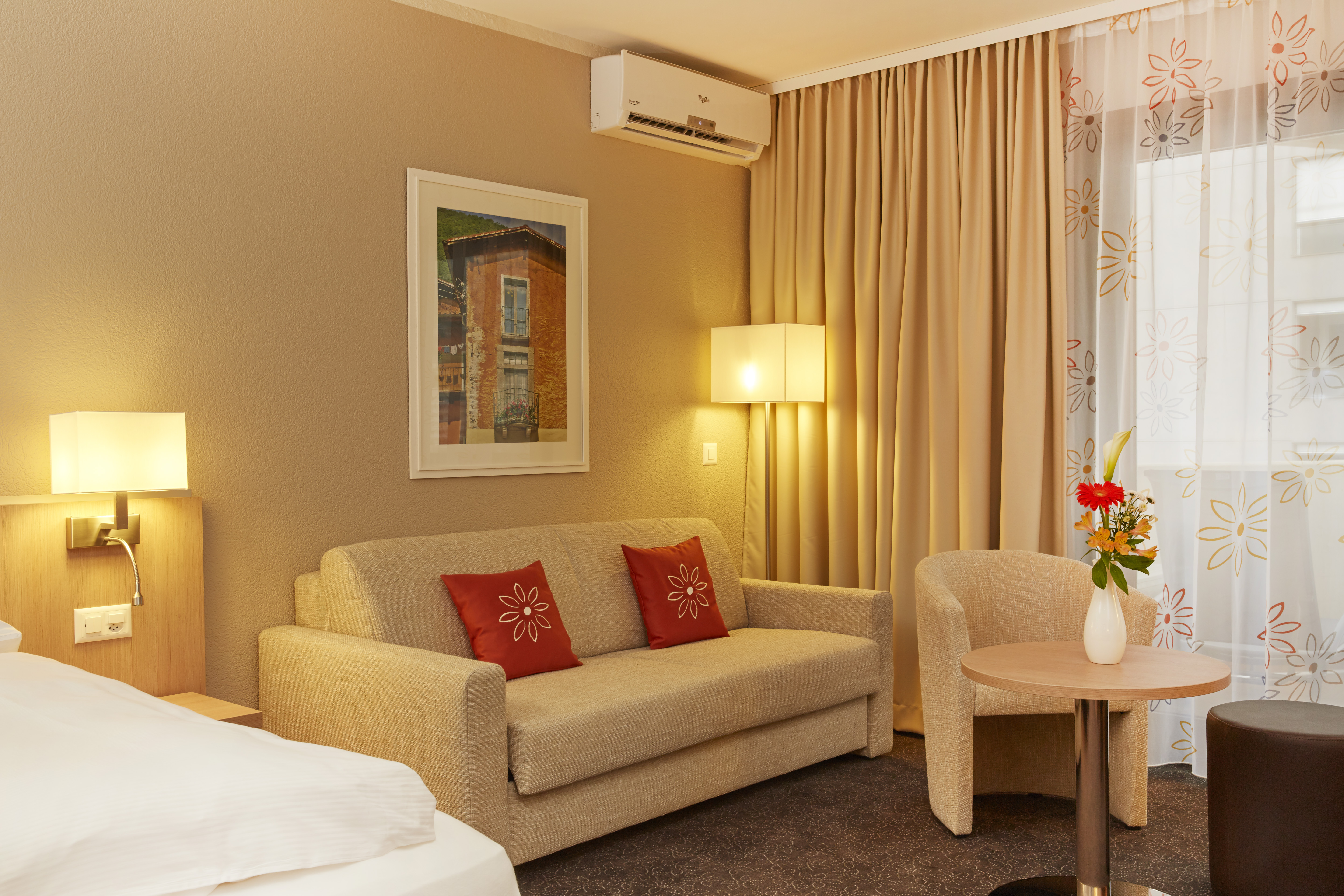 Guest room at the H4 Hotel Arcadia Locarno in Locarno, Other than US/Canada