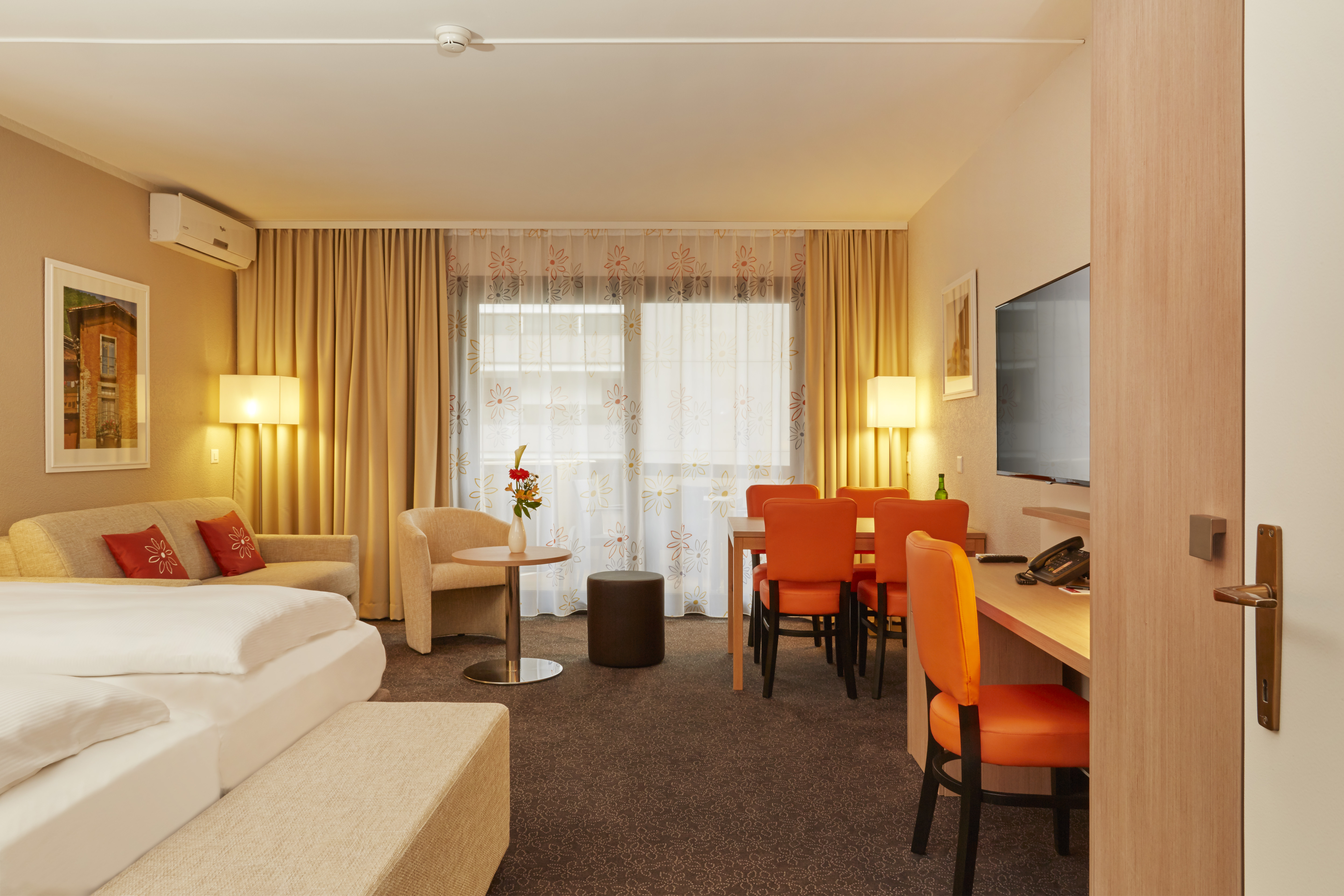 Guest room at the H4 Hotel Arcadia Locarno in Locarno, Other than US/Canada