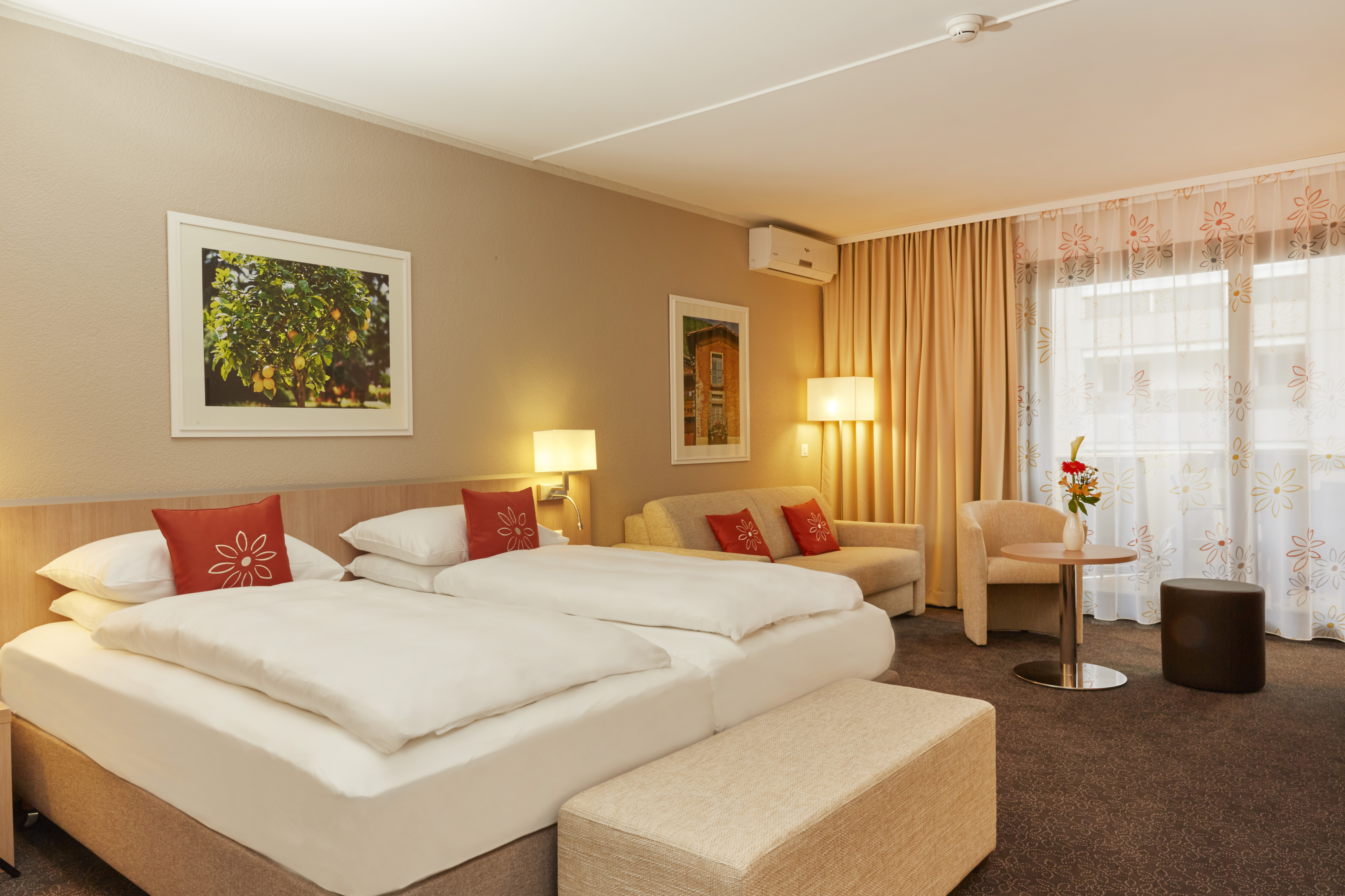 Guest room at the H4 Hotel Arcadia Locarno in Locarno, Other than US/Canada