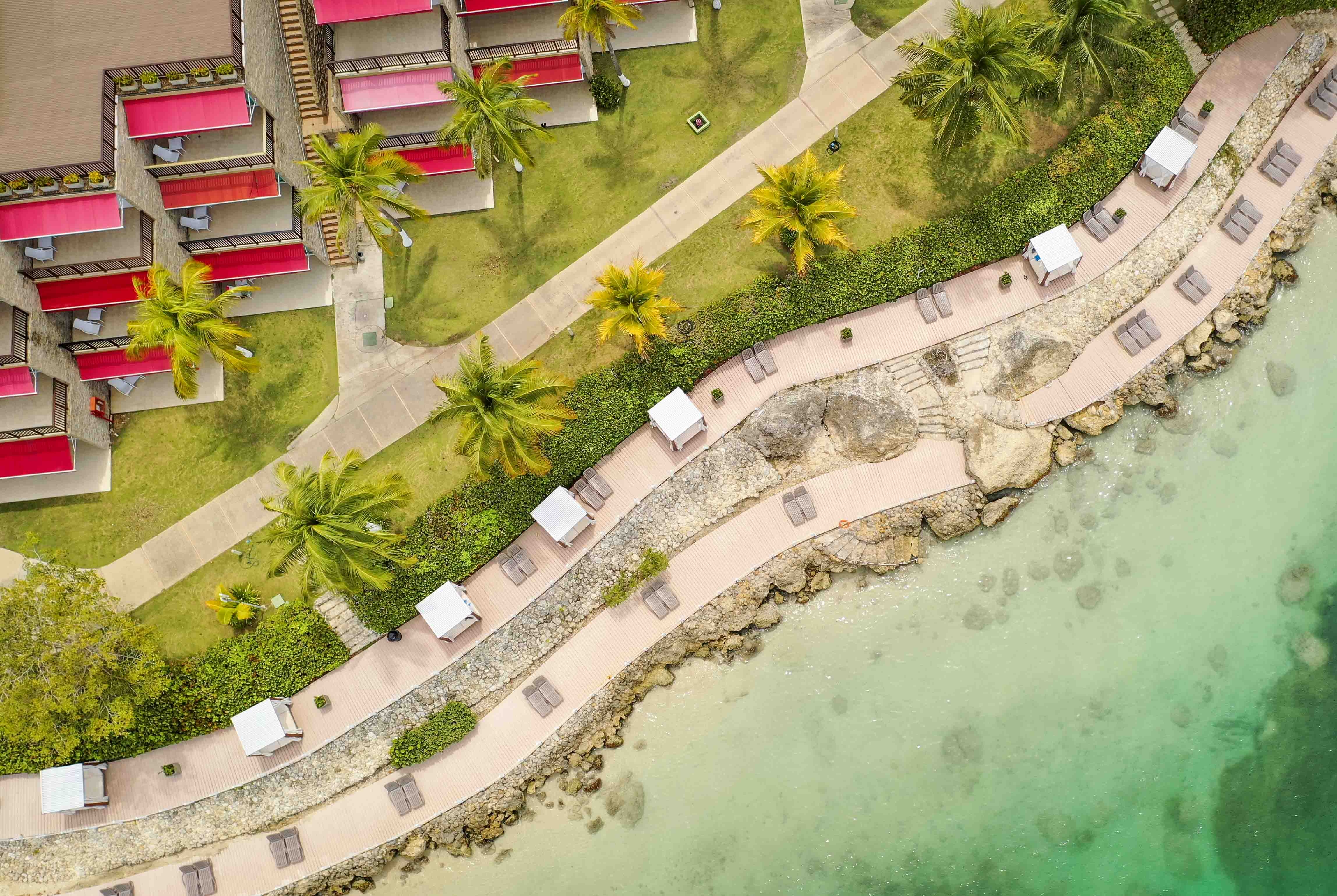 Aerial View of Decameron Baru, A Trademark All Inclusive hotel in Cartagena, Other than US/Canada
