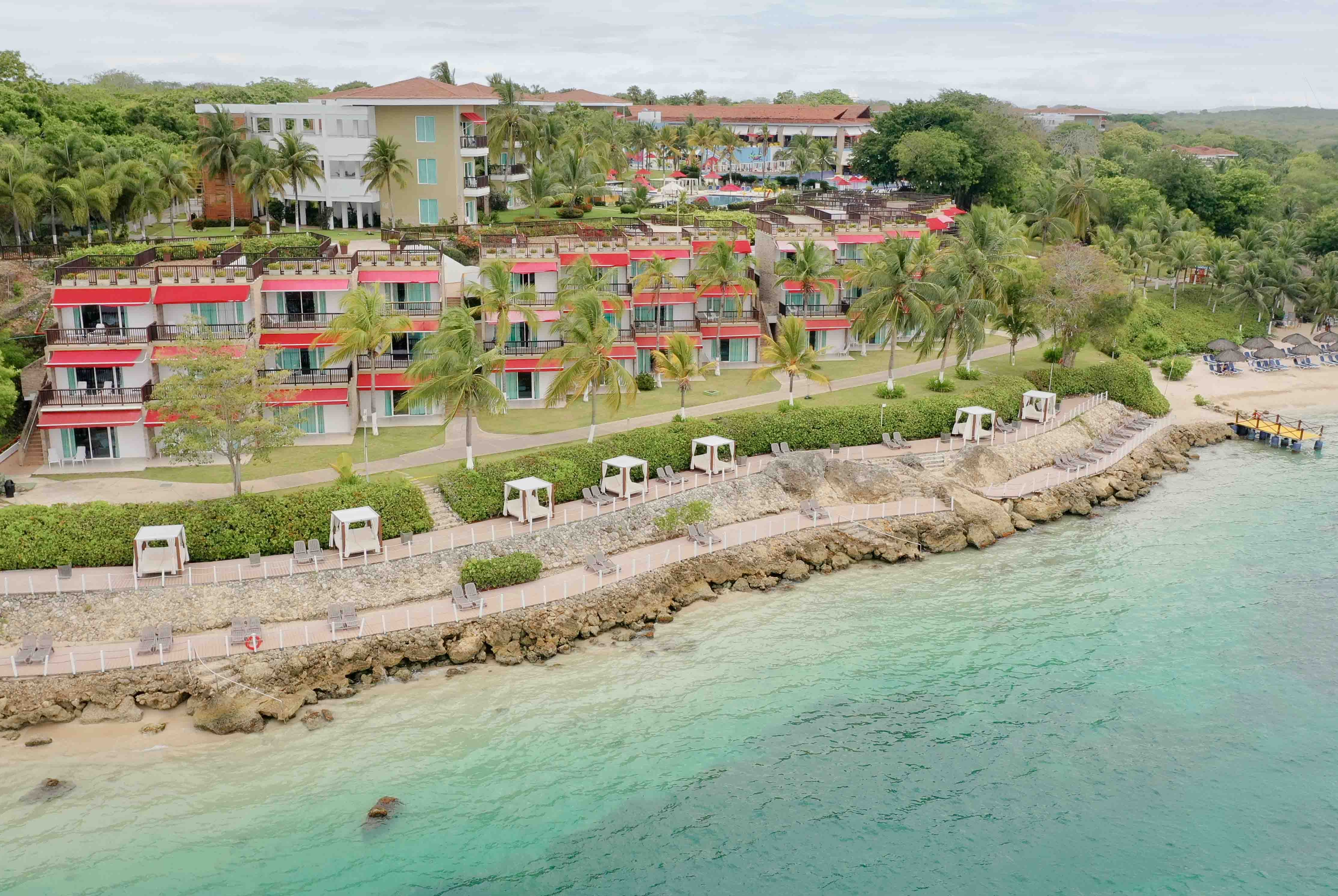Aerial View of Decameron Baru, A Trademark All Inclusive hotel in Cartagena, Other than US/Canada