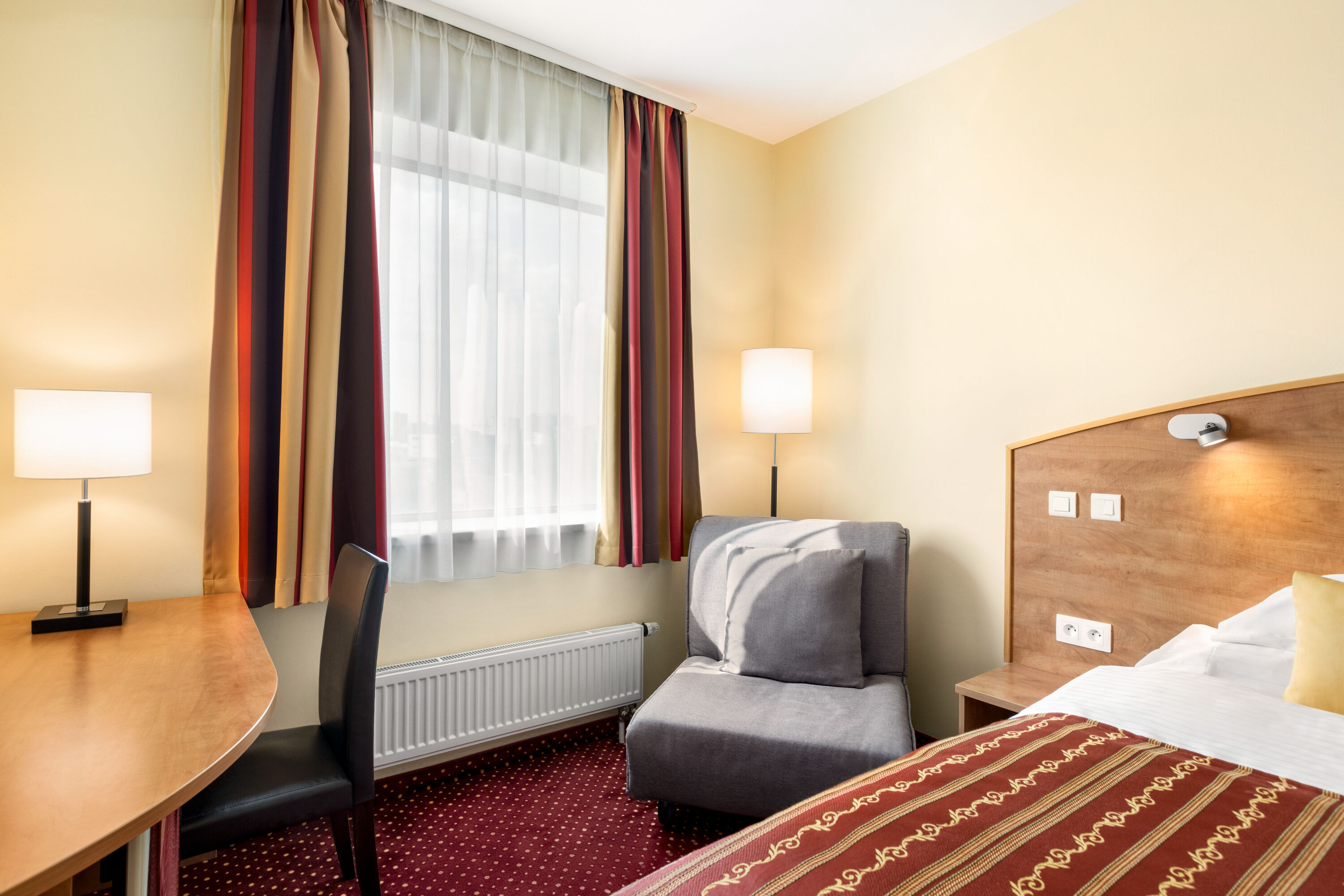 Guest room at the Amedia Express Prag, Trademark Collection by Wyndham in Prague, Other than US/Canada