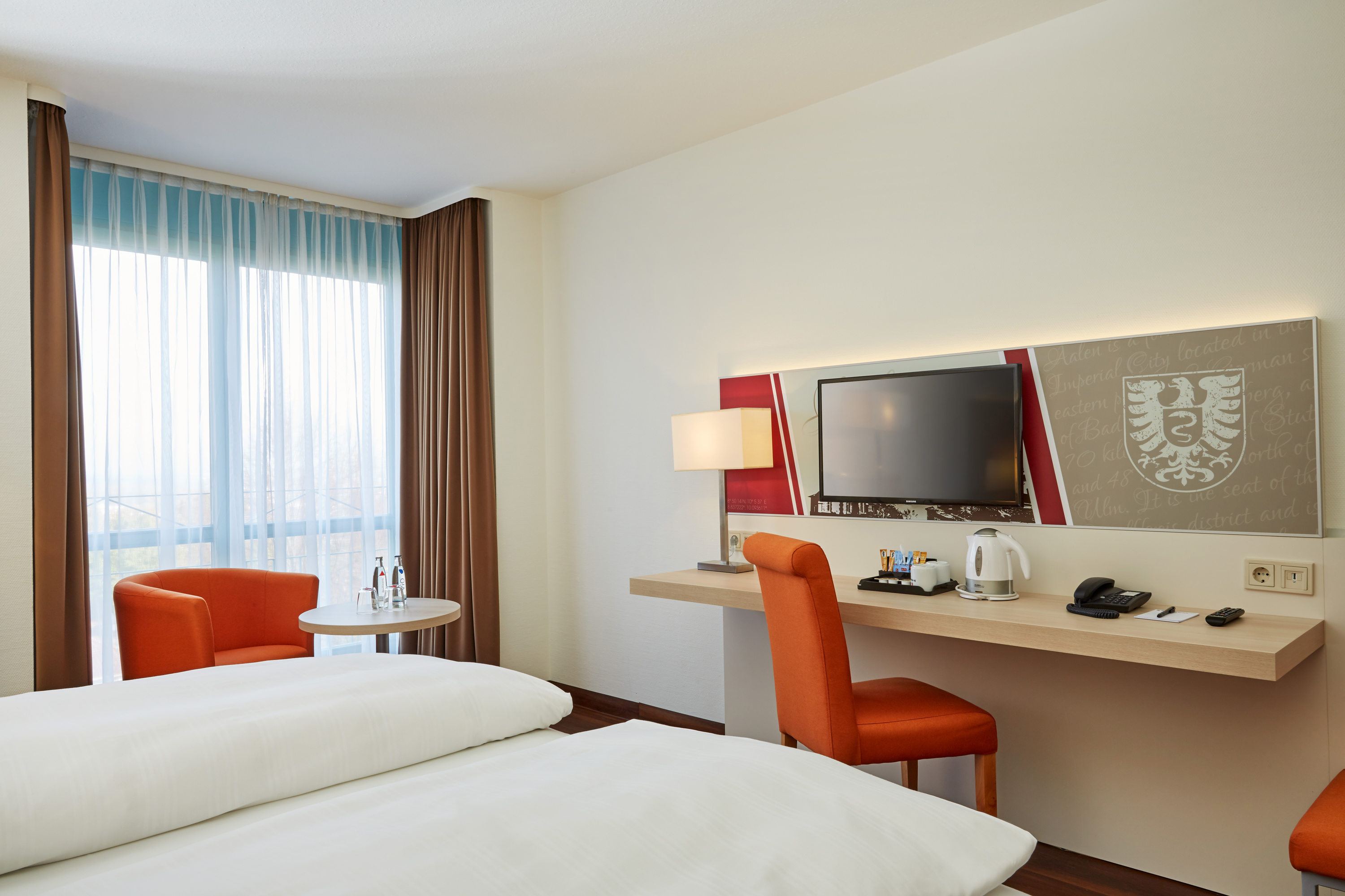 Guest room at the H+ Hotel Limes Thermen Aalen in Aalen, Other than US/Canada