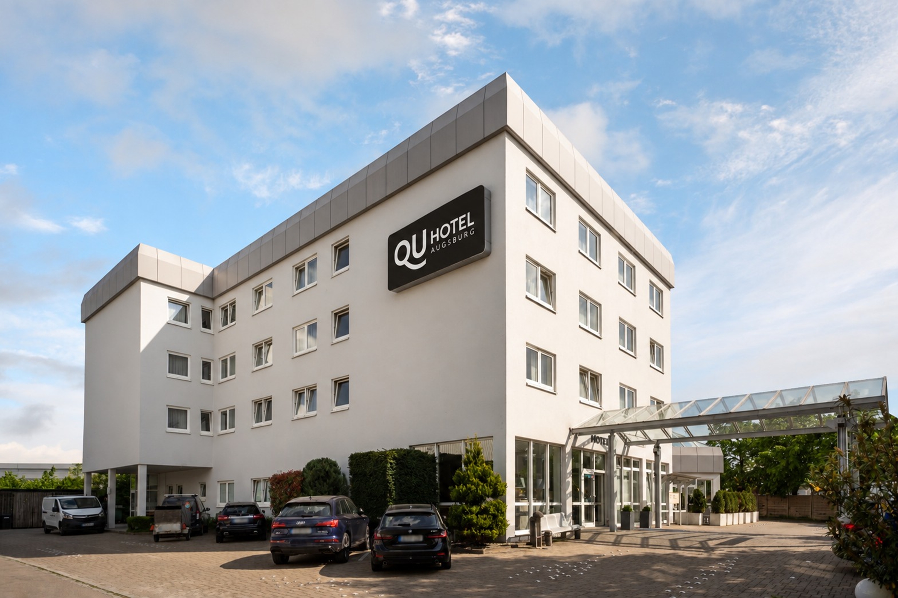 Exterior of QU Hotel, Trademark Collection by Wyndham hotel in Augsburg, Other than US/Canada