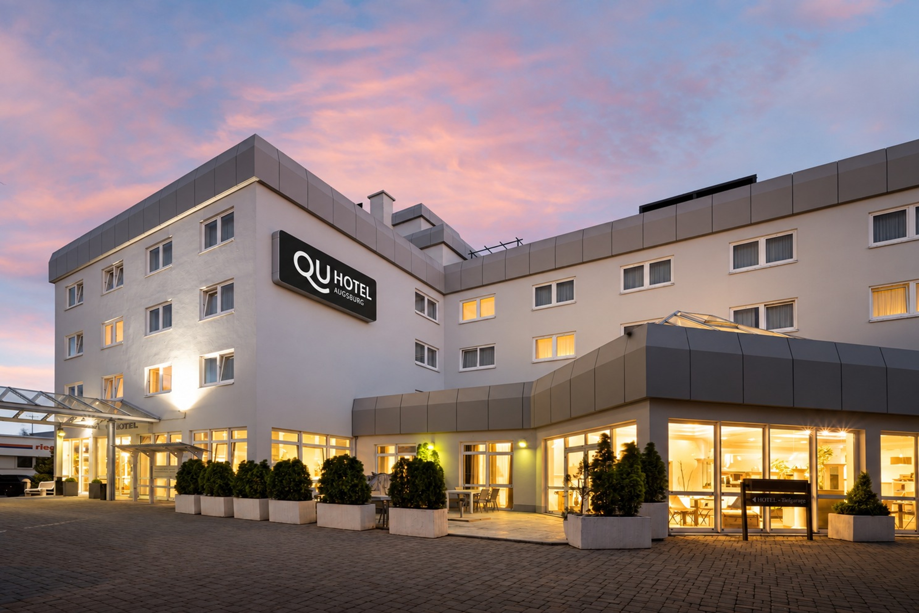 Exterior of QU Hotel, Trademark Collection by Wyndham hotel in Augsburg, Other than US/Canada