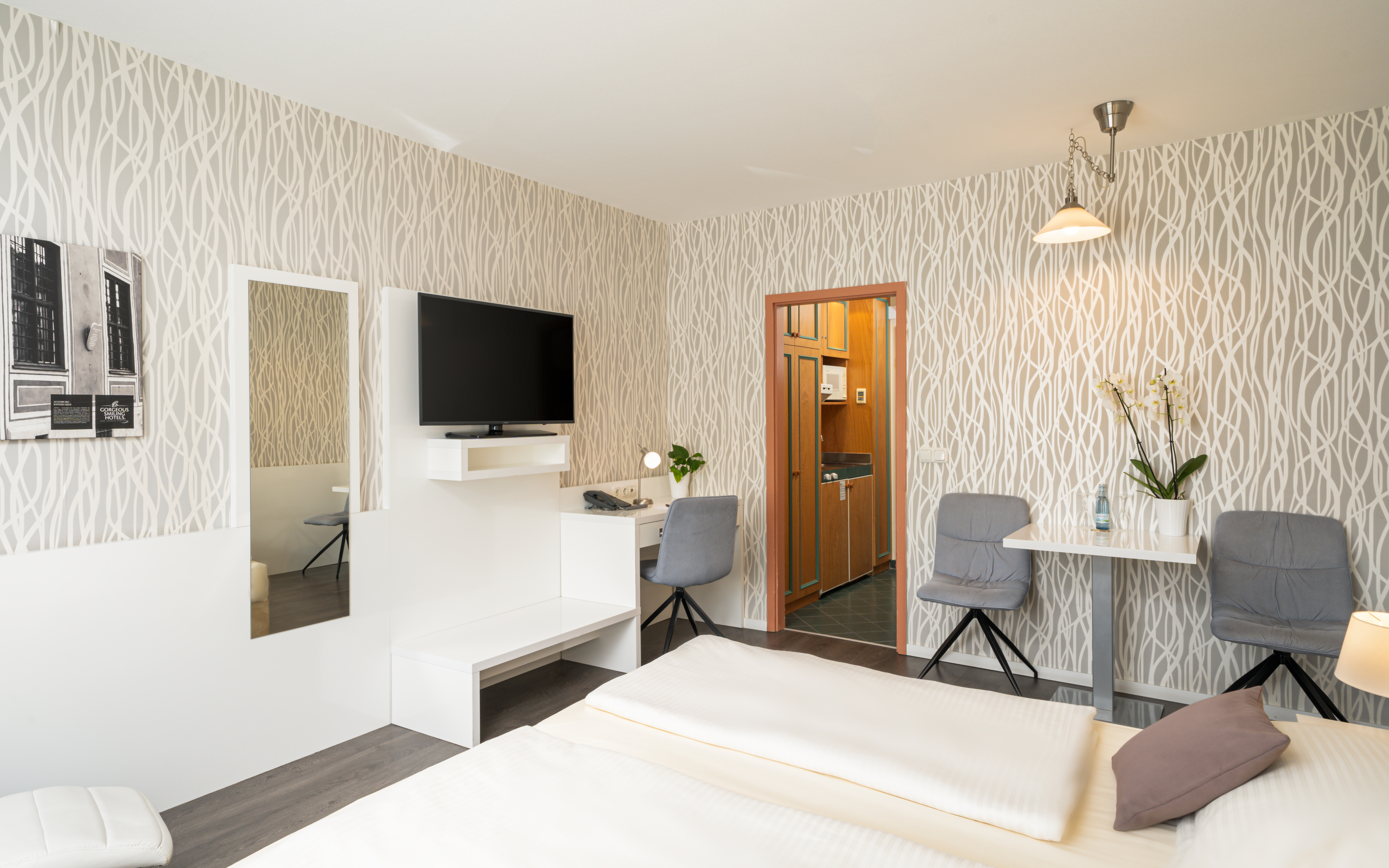 Guest room at the QU Hotel, Trademark Collection by Wyndham in Augsburg, Other than US/Canada