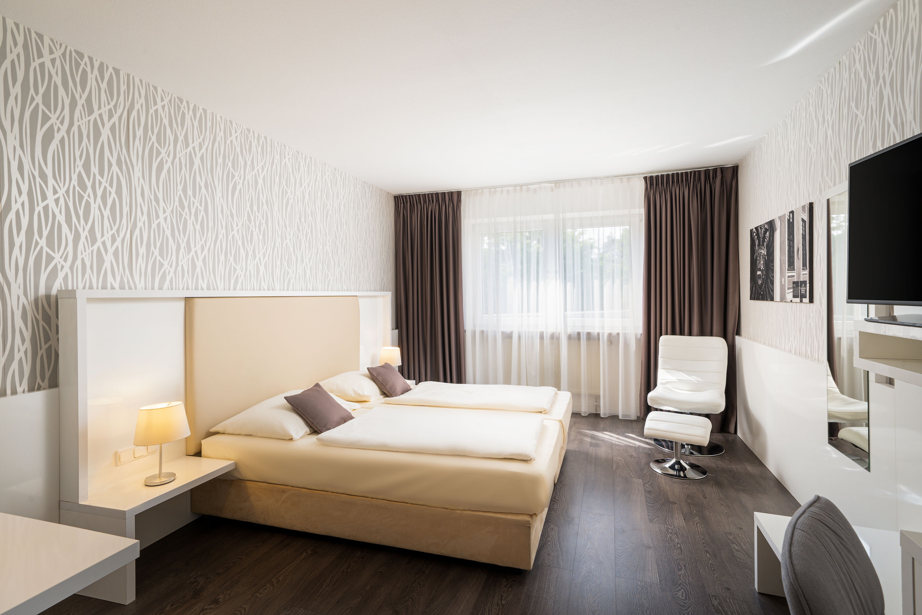 Guest room at the QU Hotel, Trademark Collection by Wyndham in Augsburg, Other than US/Canada