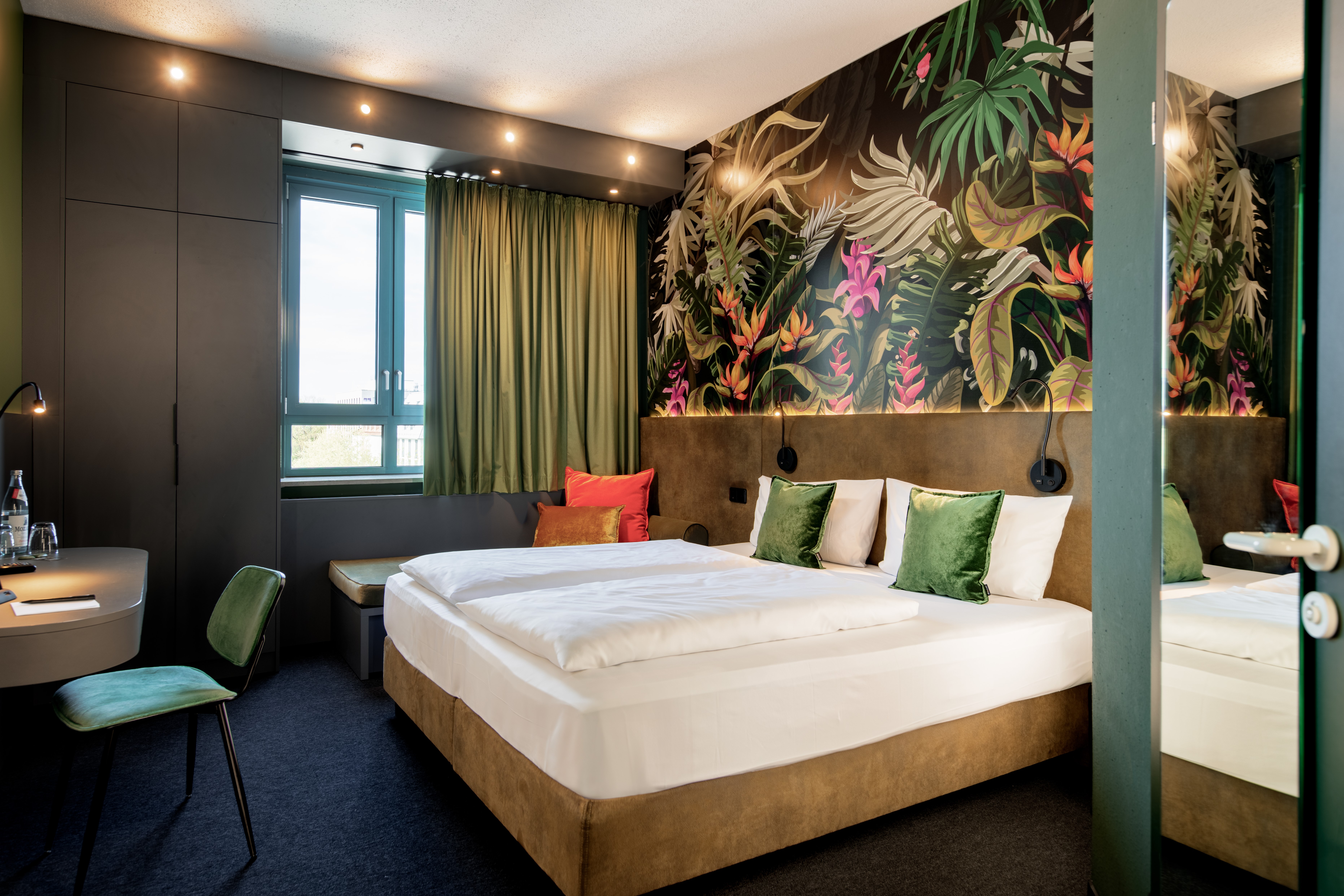 Guest room at the Rugs Hotel Augsburg, Trademark Collection by Wyndham in Augsburg, Other than US/Canada