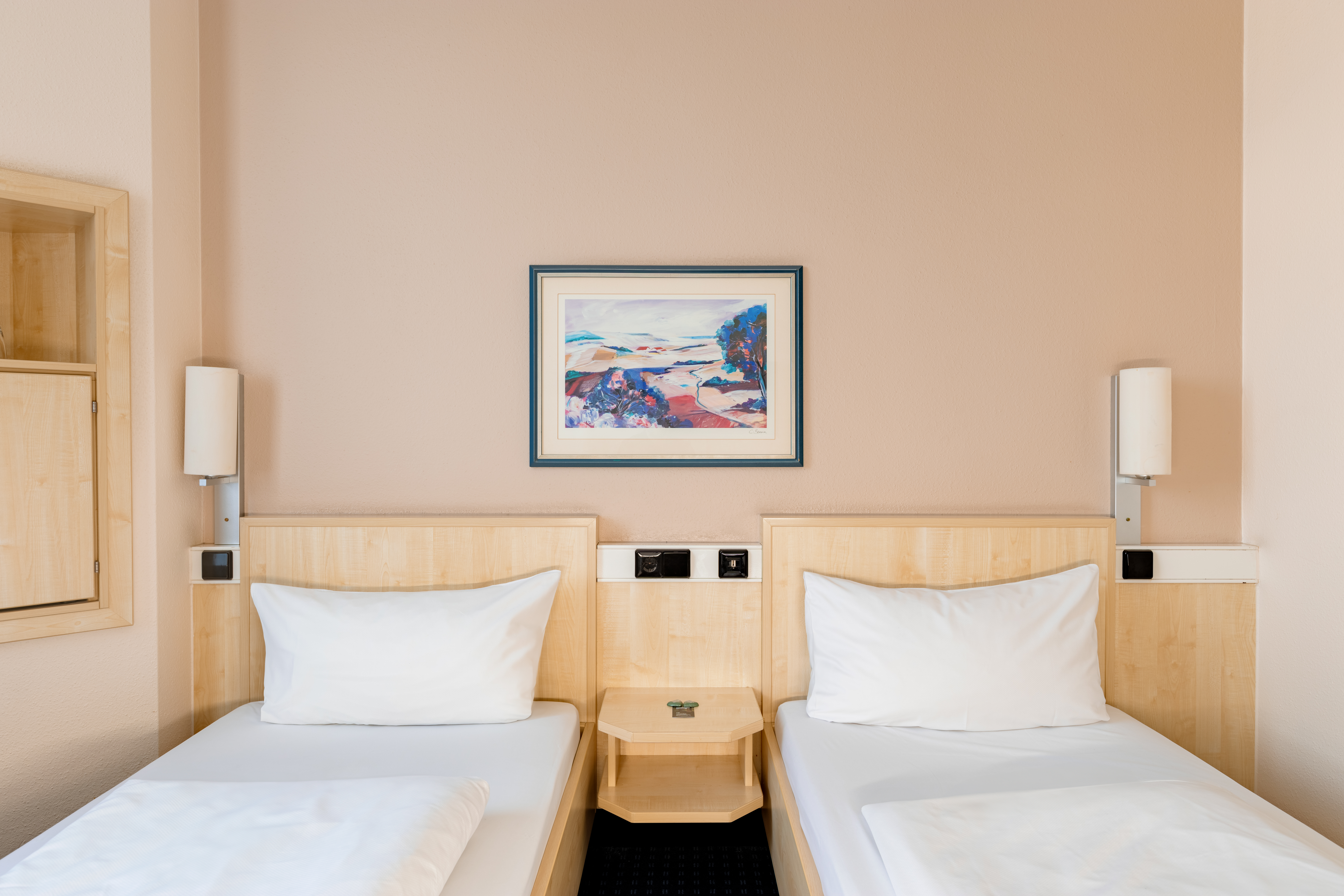 Guest room at the Rugs Hotel Augsburg, Trademark Collection by Wyndham in Augsburg, Other than US/Canada