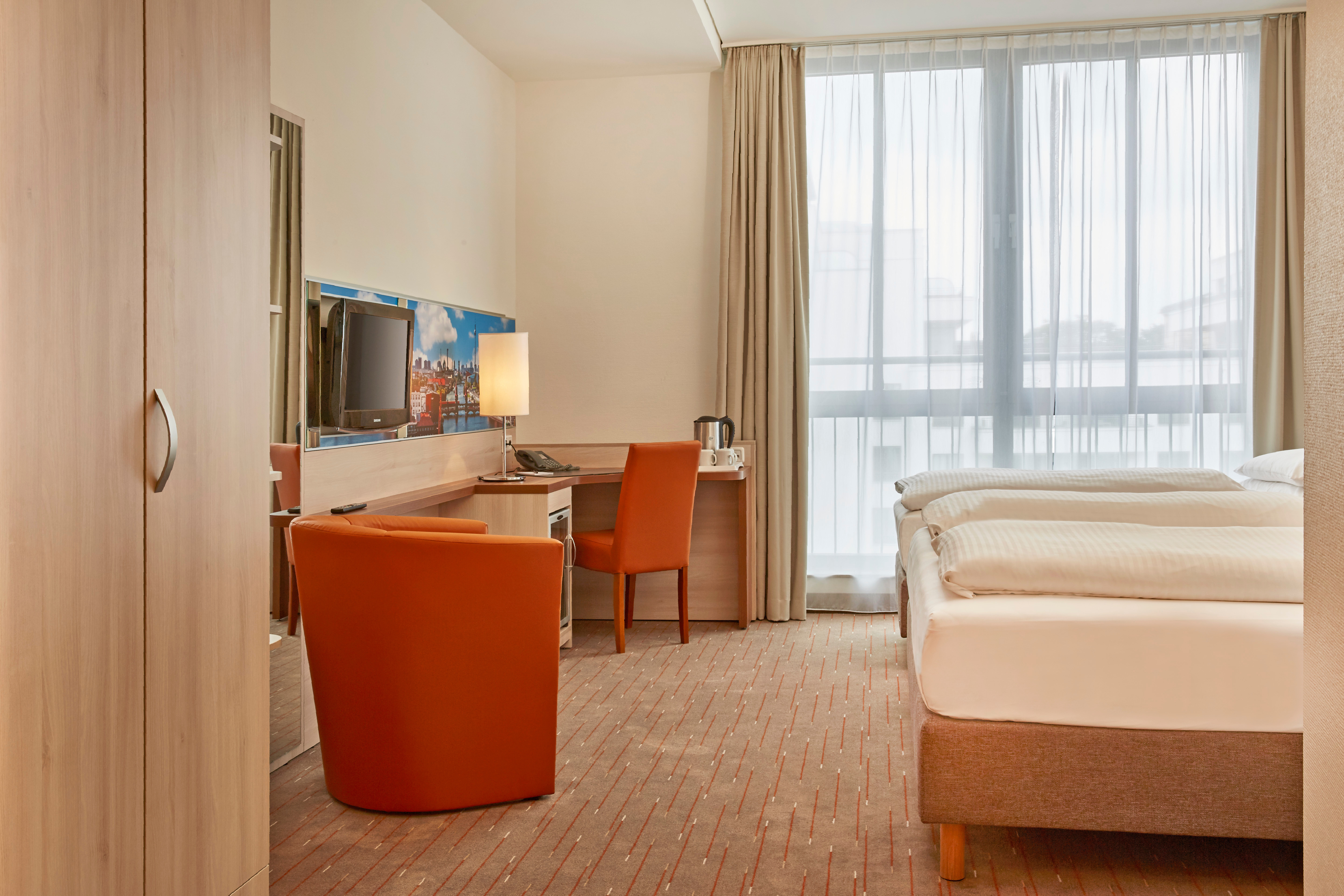 Guest room at the H+ Hotel Berlin Mitte in Berlin, Other than US/Canada