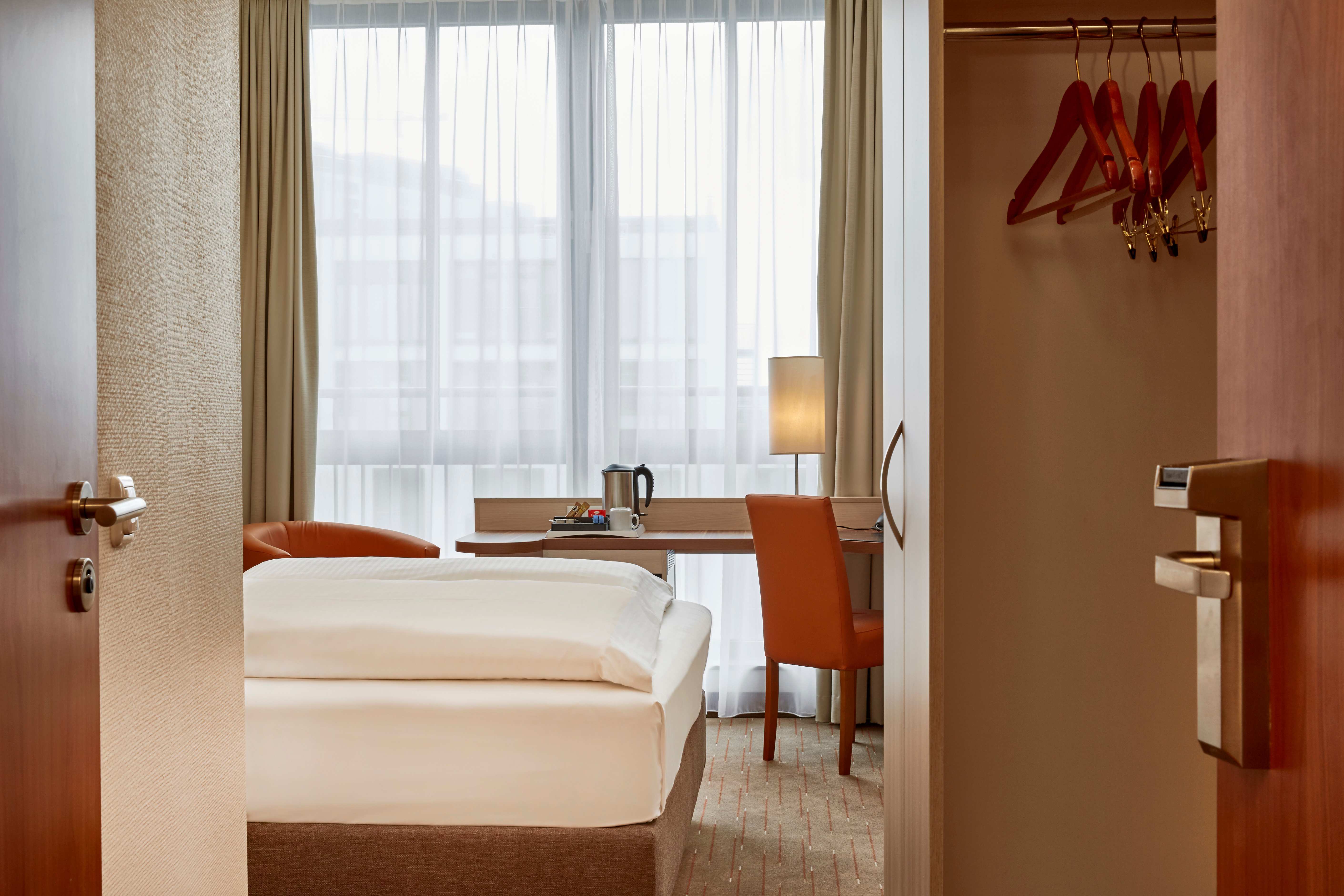 Guest room at the H+ Hotel Berlin Mitte in Berlin, Other than US/Canada