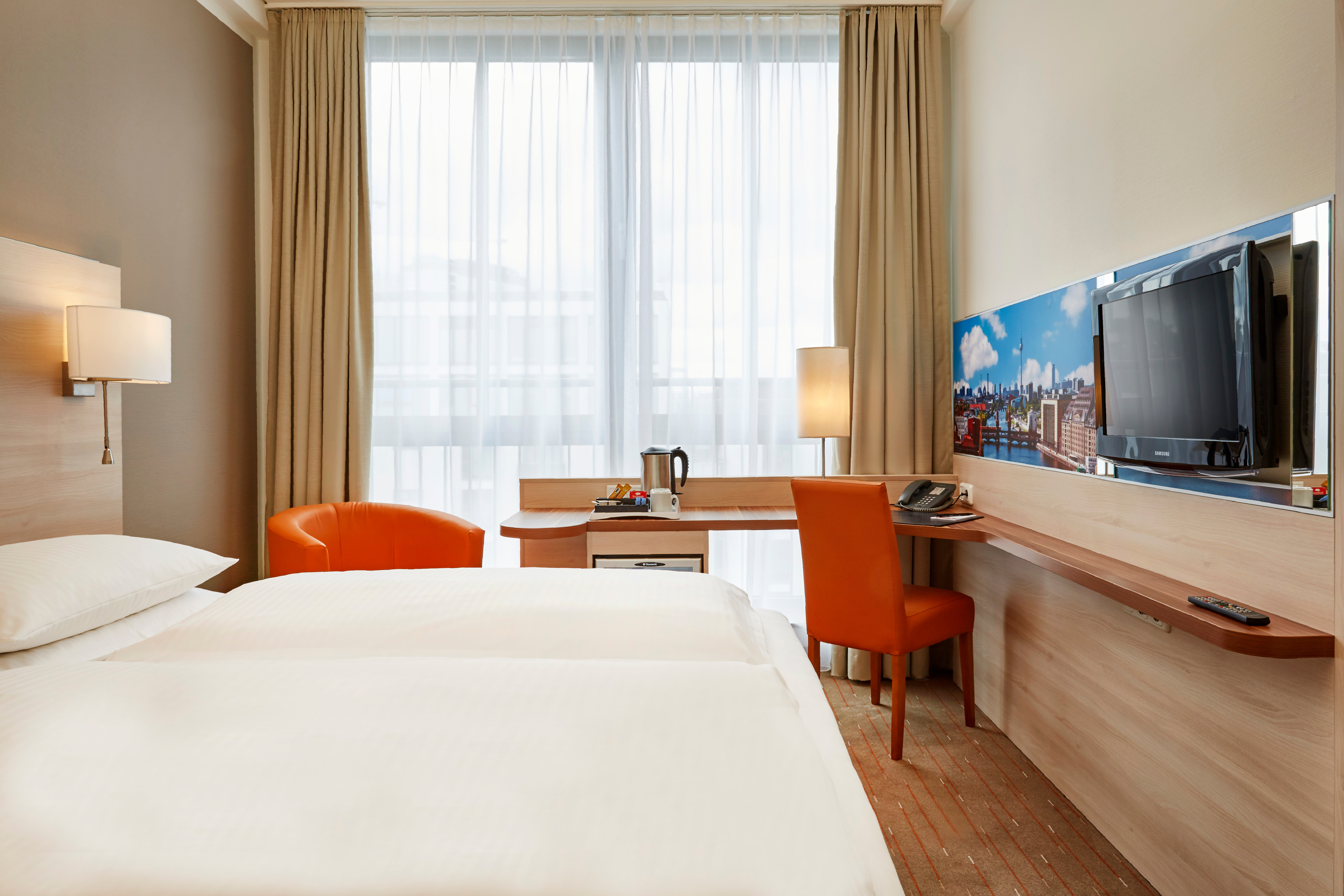 Guest room at the H+ Hotel Berlin Mitte in Berlin, Other than US/Canada