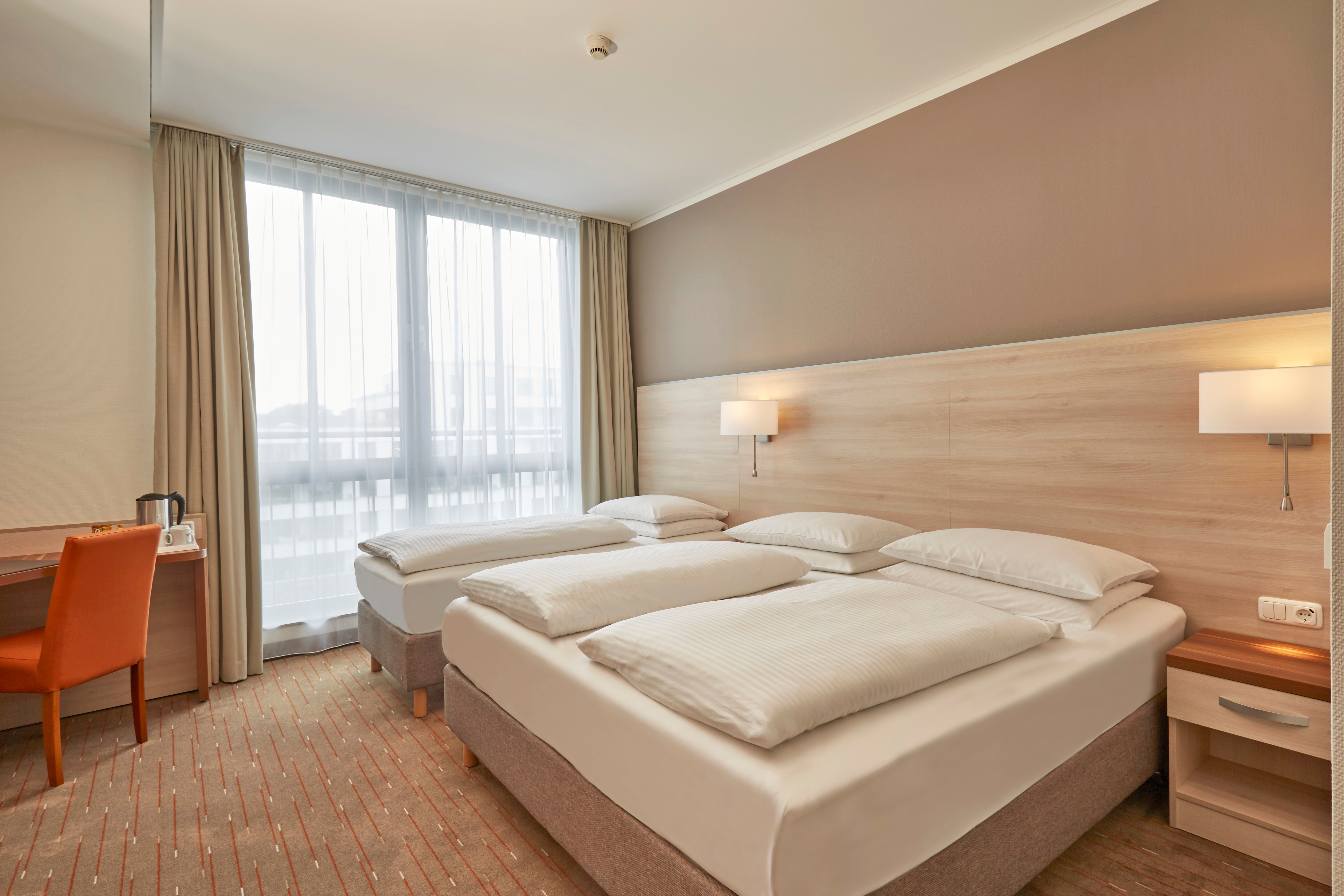 Guest room at the H+ Hotel Berlin Mitte in Berlin, Other than US/Canada