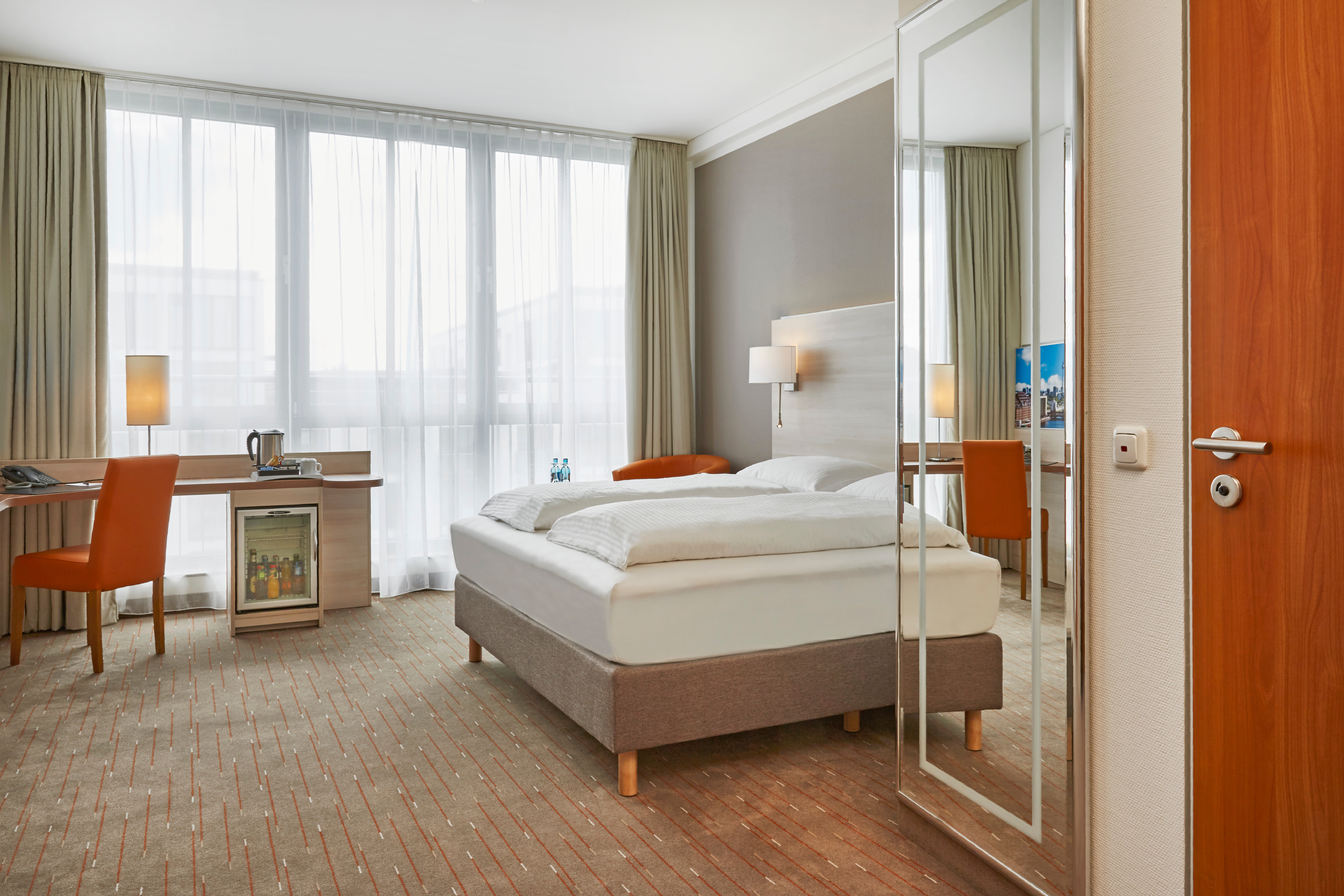 Guest room at the H+ Hotel Berlin Mitte in Berlin, Other than US/Canada