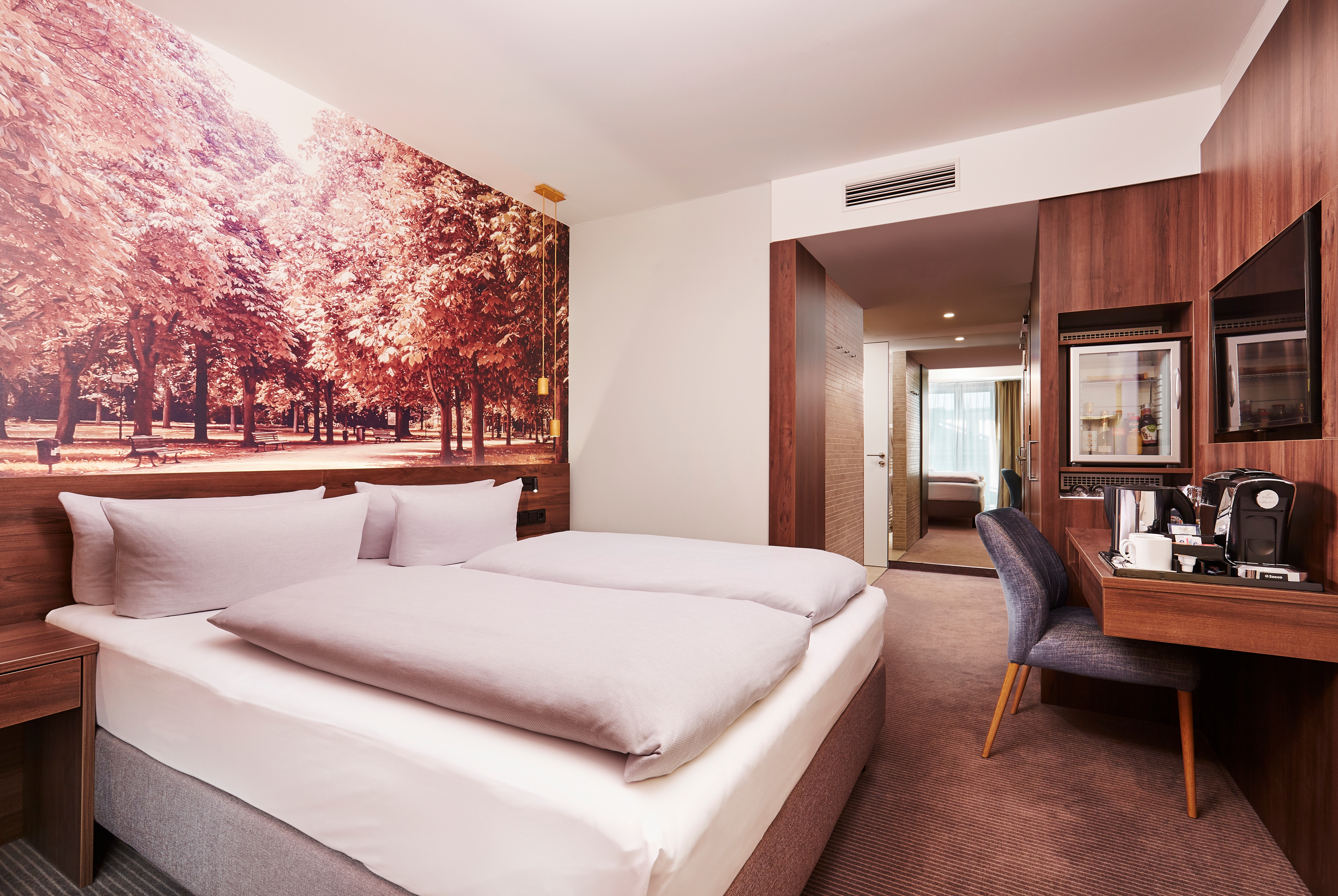 Guest room at the Hyperion Hotel Berlin in Berlin, Other than US/Canada