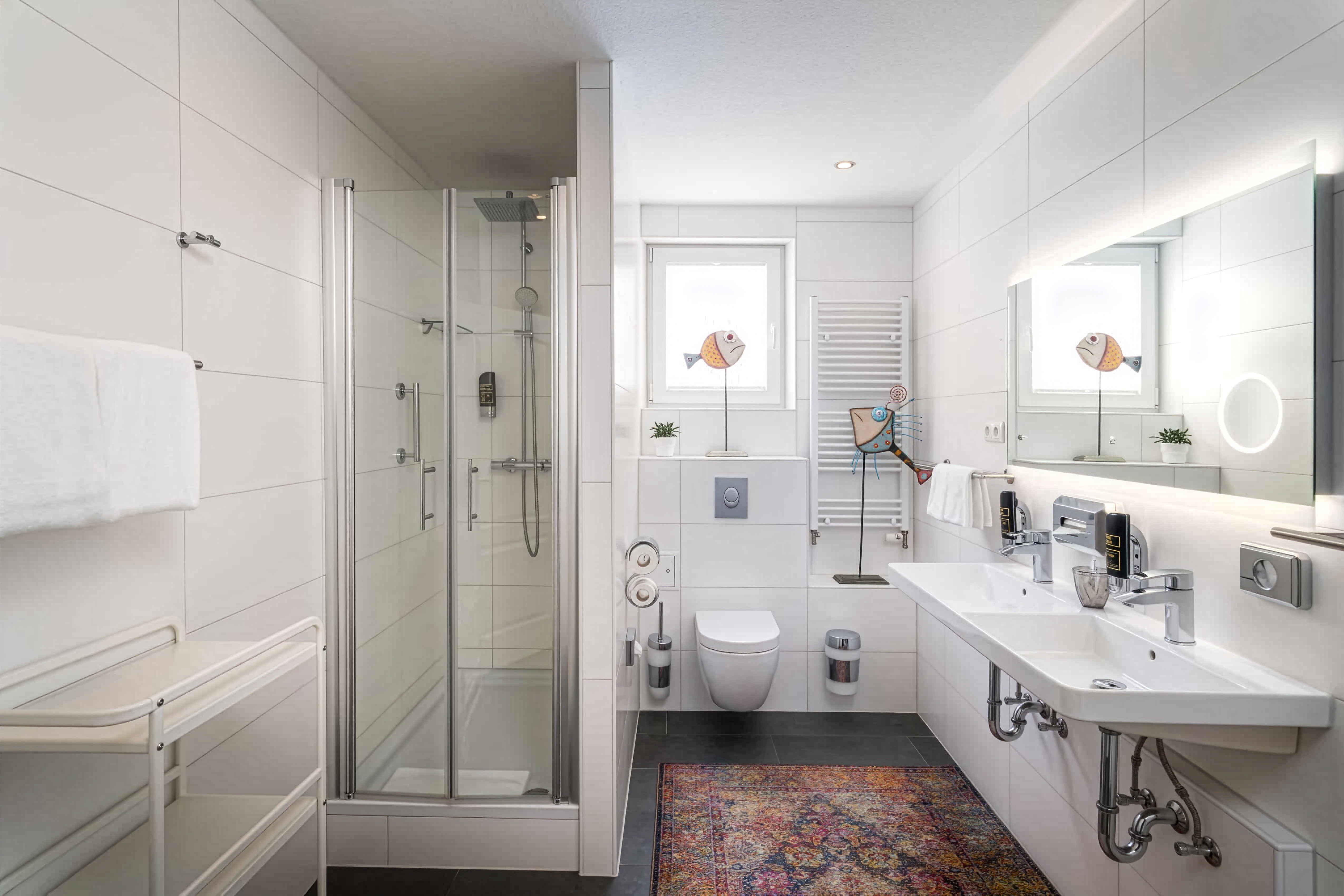 Guest room bath at the Arthotel ANA Liberty, Trademark Collection by Wyndham in Breman, Other than US/Canada